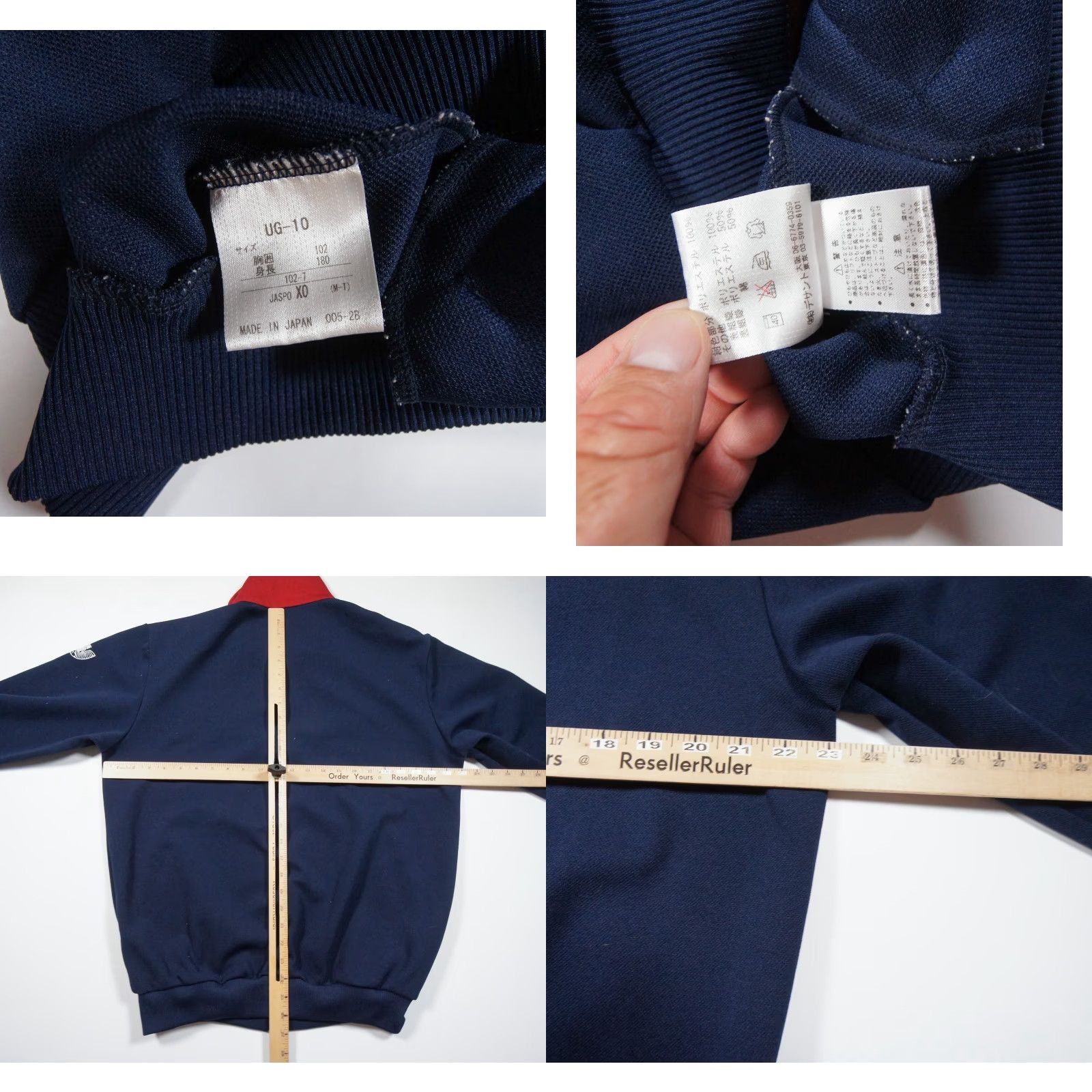 Vintage VINTAGE Descente Track Jacket Mens Large Full Zip Blue 90s Japanese School Uniform Size US L / EU 52-54 / 3 - 8 Thumbnail