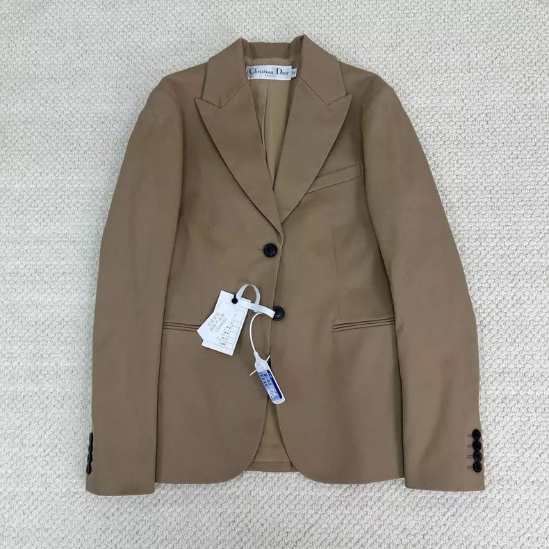 Dior Dior Khaki long-sleeved lapel suit Size XS / US 0-2 / IT 36-38 - 1 Thumbnail