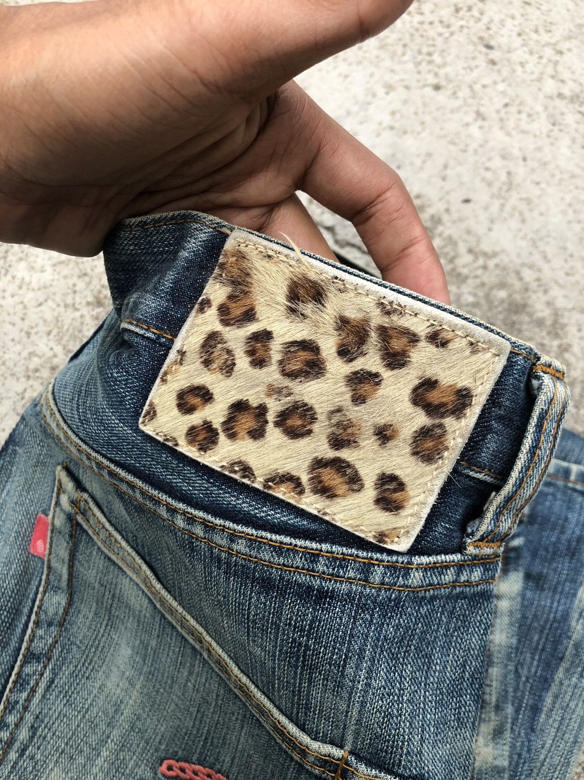 Hypebeast SELVEDGE⚡️⚡️DISTRESSED DENIM BY BBPBX JEANS Size US 33 - 7 Thumbnail