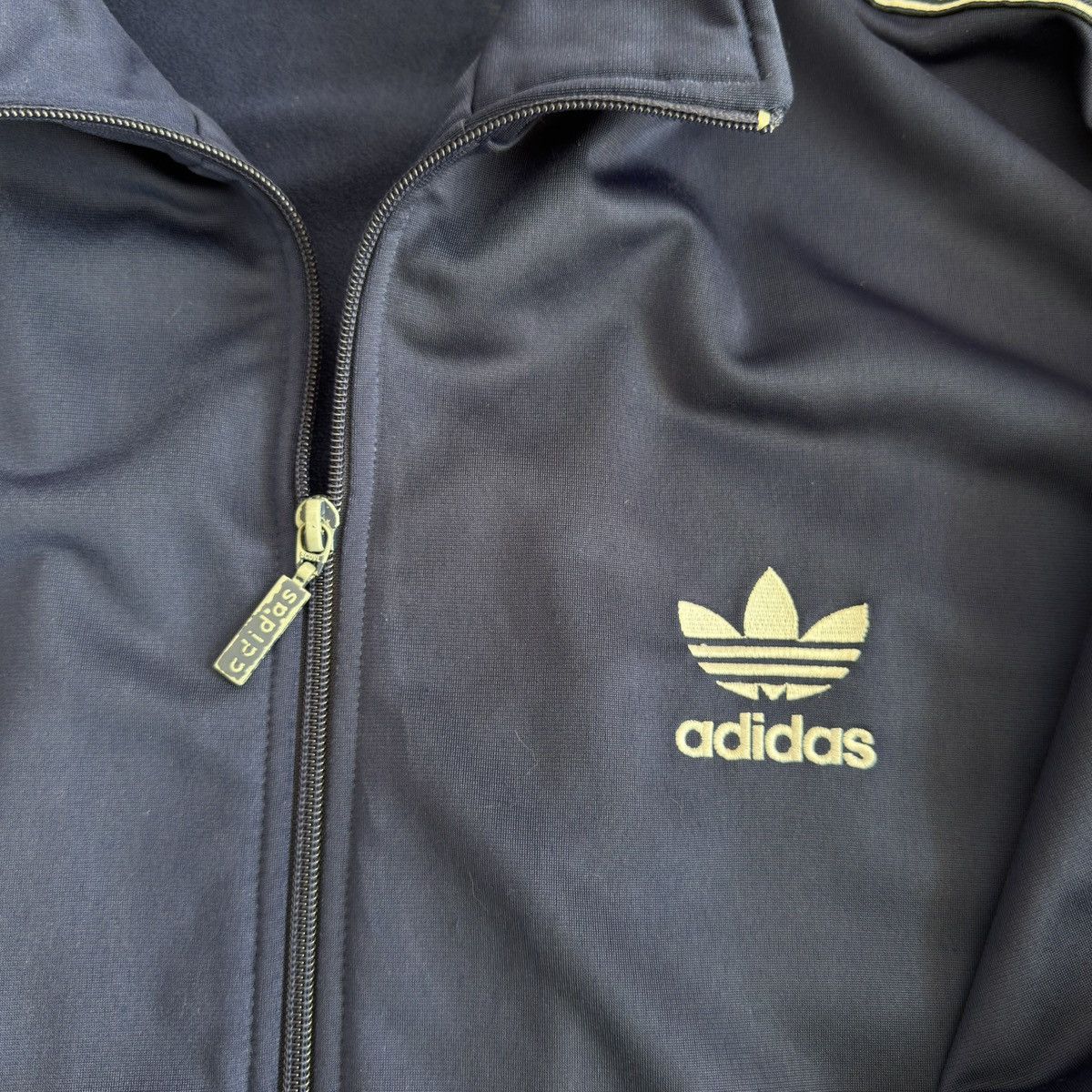 Adidas 90s Adidas Vintage Retro Zip Track Jacket Size US L / EU 52-54 / 3 - 9 Thumbnail