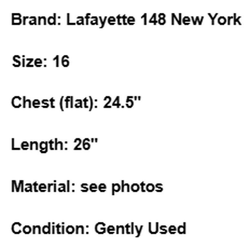 Lafayette 148 Lafayette 148 Jacket Black Crinkle 16 Button Up Minimalist Size XXL / US 16-18 / IT 52-54 - 8 Thumbnail