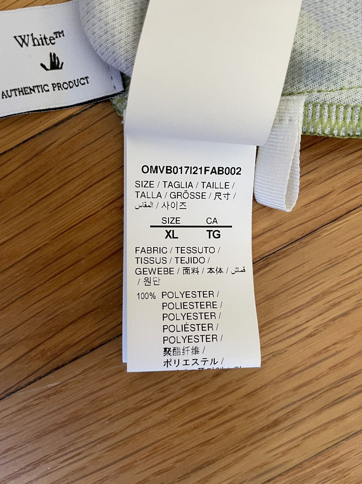 Off-White Off White Virgil Abloh Athletic Army Camo Long Sleeve Size US XL / EU 56 / 4 - 6 Thumbnail