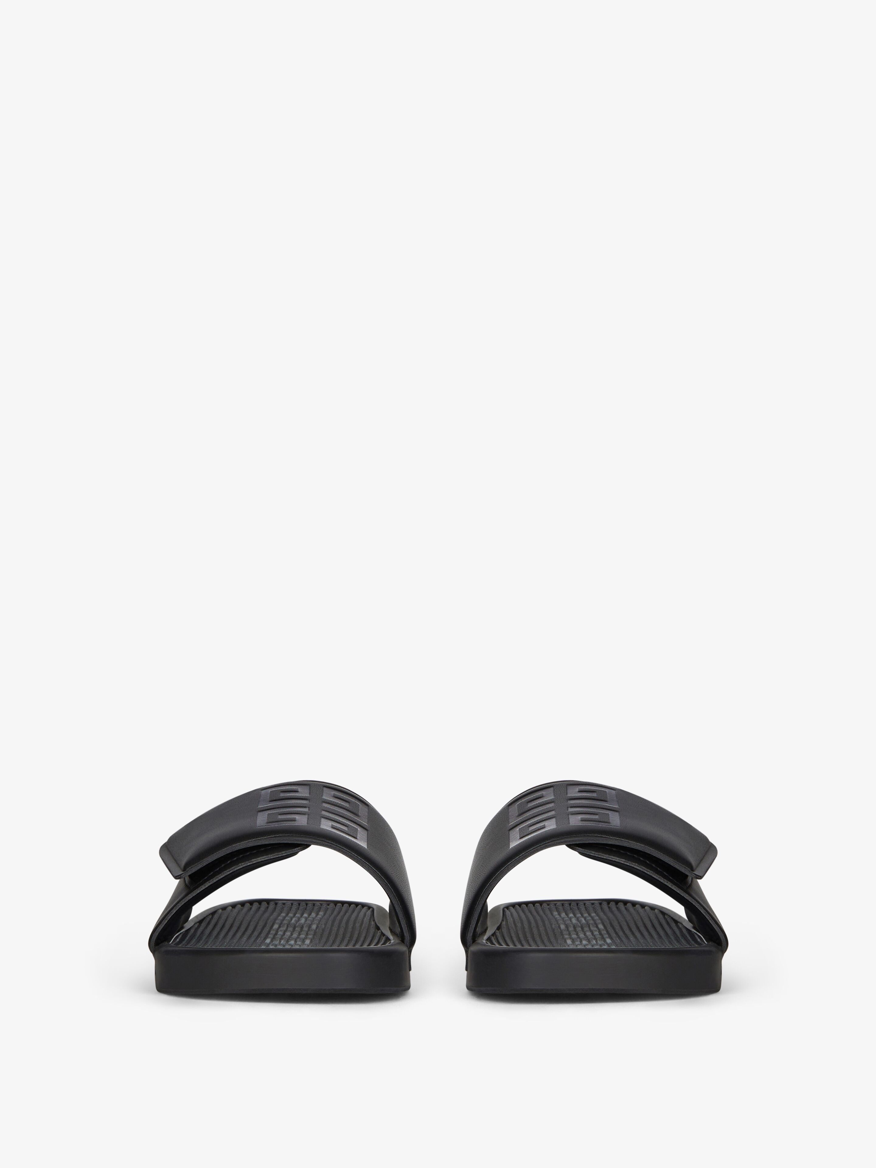 Givenchy o1w1db10325 Slide Scratch Flat Sandals in Black Size US 10 / EU 43 - 3 Thumbnail
