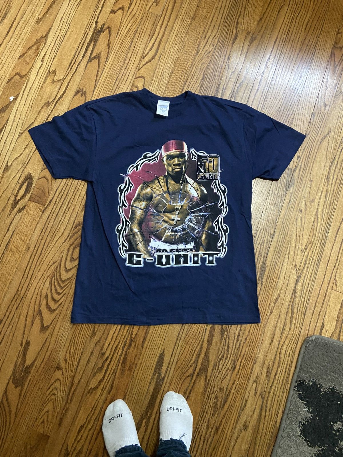Vintage Vintage 50 cent t shirt Size US XL / EU 56 / 4 - 1 Thumbnail