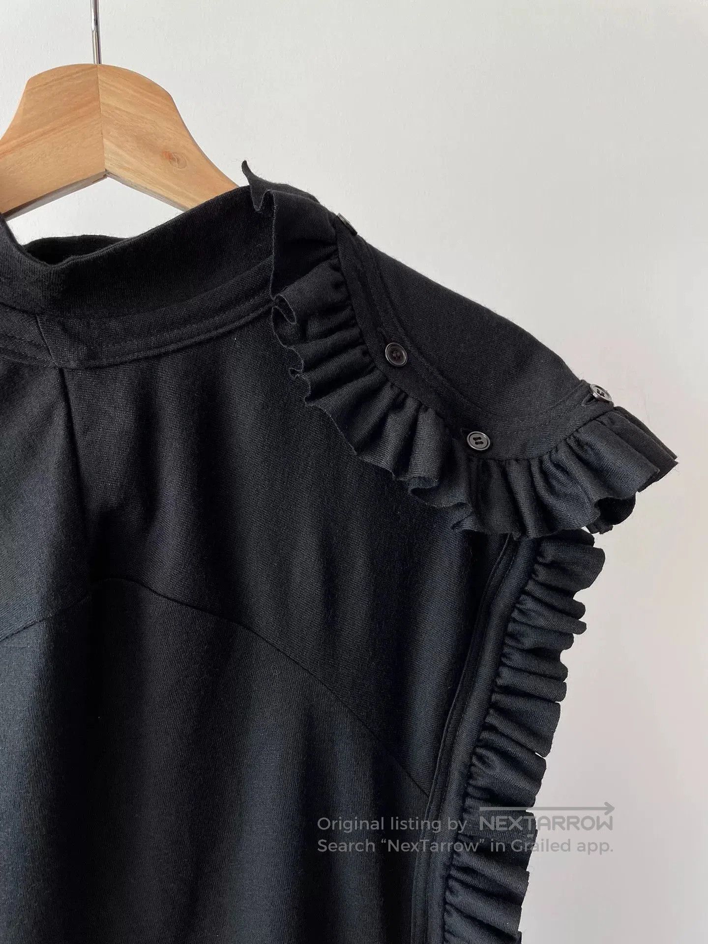 Noir Kei Ninomiya Noir Kei Ninomiya Ruffle Top. Size M / US 6-8 / IT 42-44 - 3 Thumbnail