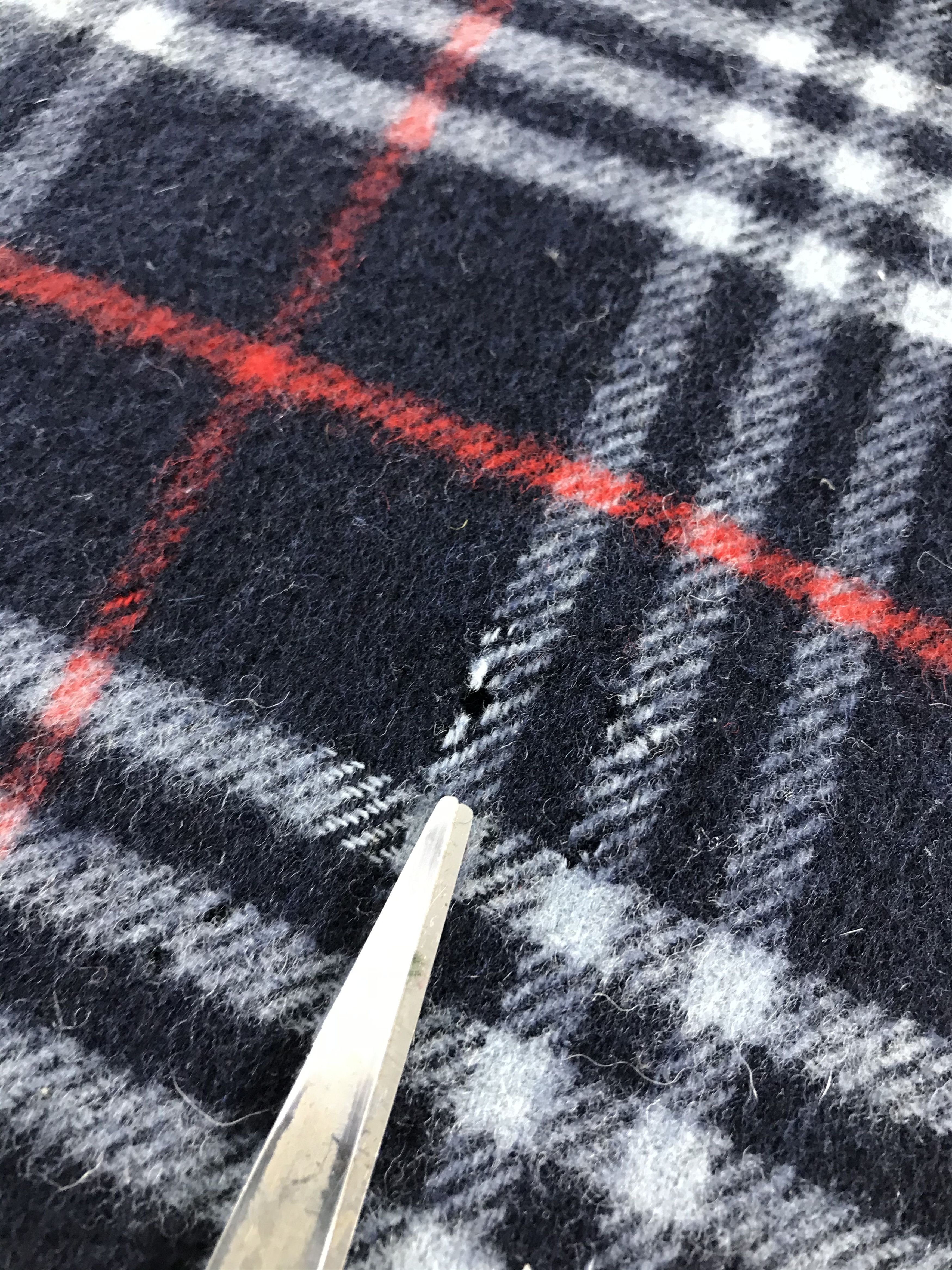 Burberry Burberry Blue Nova Check Wool Scarf Muffler V482 Size ONE SIZE - 15 Thumbnail