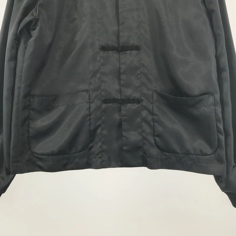 Comme des Garcons Black Jacket Polyester Satin China Shirt Toogle Button Black Size US L / EU 52-54 / 3 - 10 Thumbnail