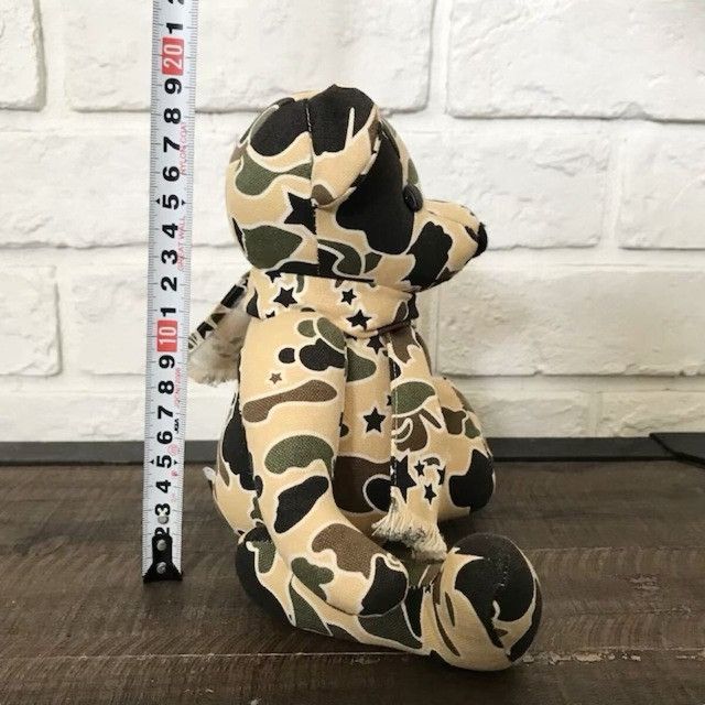 Bape BAPE STA CAMO Teddy Bear Plush Doll a bathing ape NIGO Size ONE SIZE - 7 Thumbnail