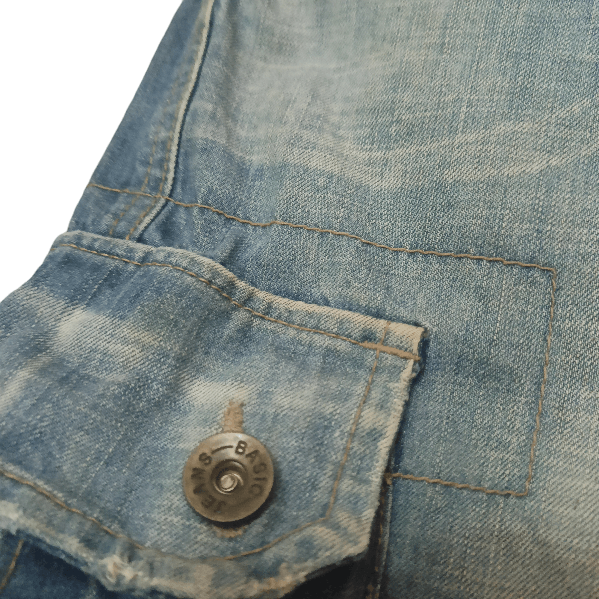Who Decides War Vintage S.NIK Jeans 8 pocket distressed baggy jeans Size US 34 / EU 50 - 5 Thumbnail