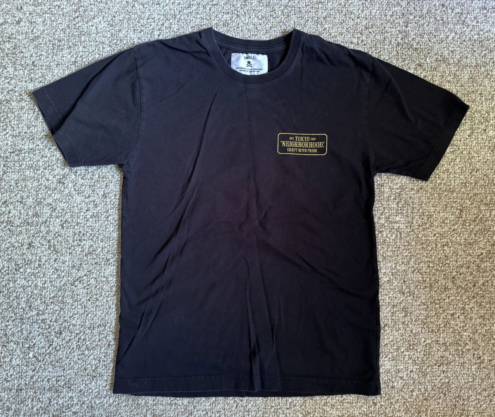 Neighborhood Neighborhood Tokyo Japan Shop Logo Tee - (Black, Small) Size US S / EU 44-46 / 1 - 1 Thumbnail