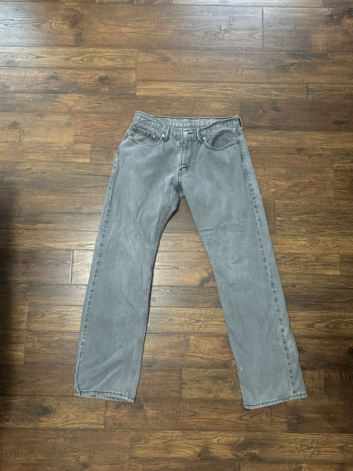 Levi's VINTAGE LEVI’S 514 GREY DENIM JEAN STRAIGHT FIT 32x32. Size US 32 / EU 48 - 1 Thumbnail