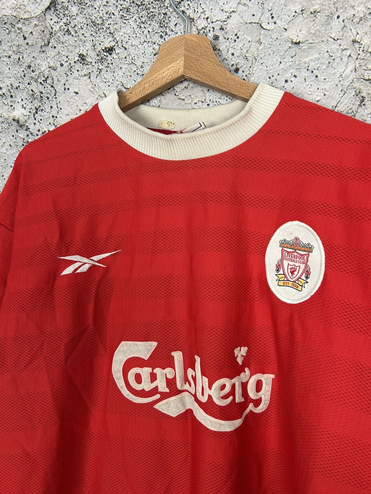 Reebok Vintage Liverpool FC Reebok 90s Soccer Jersey Football Rare Size US XL / EU 56 / 4 - 3 Thumbnail