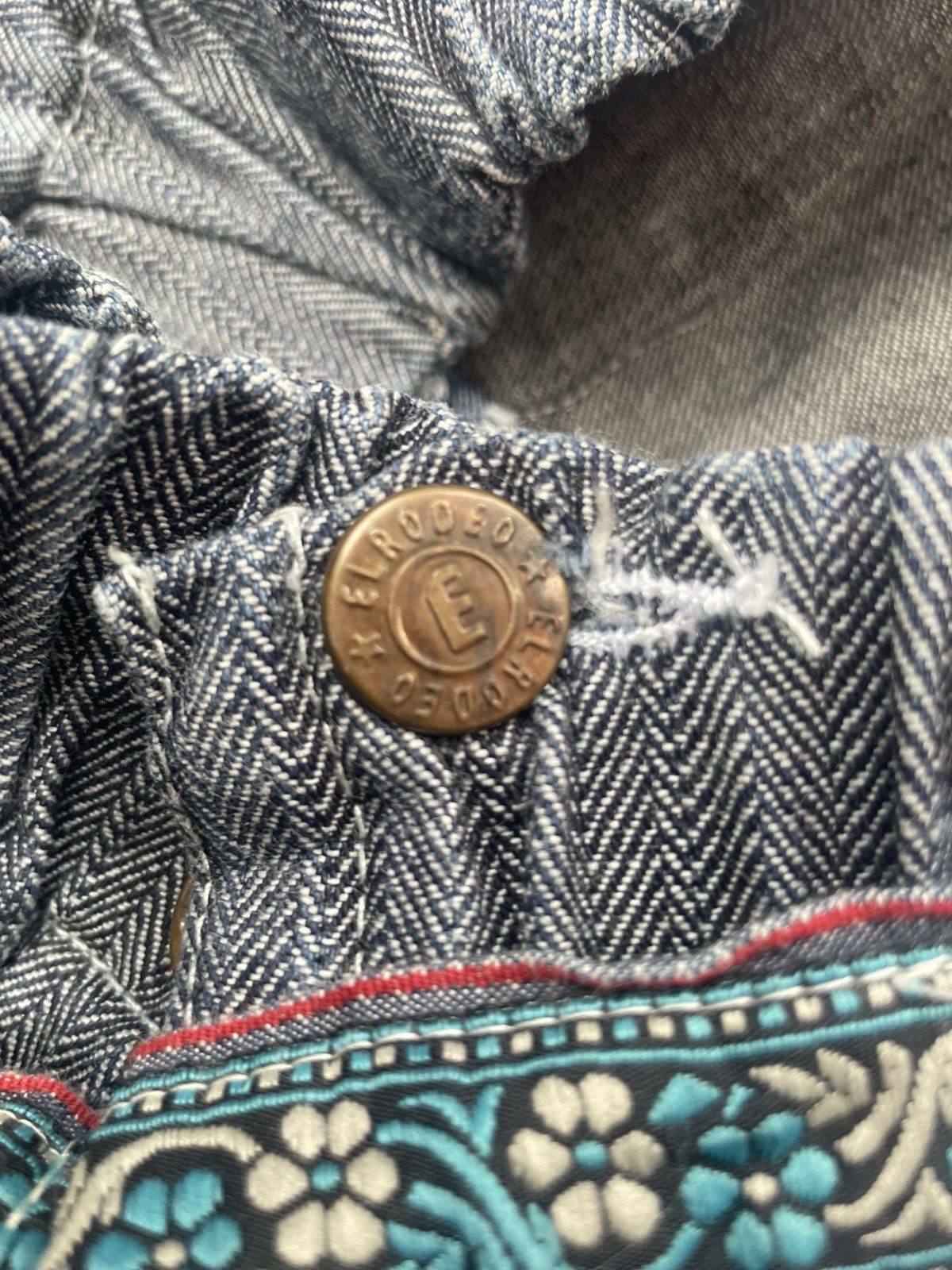 Japanese Brand Elrodeo Custom Patch Denim Size US 30 / EU 46 - 12 Thumbnail