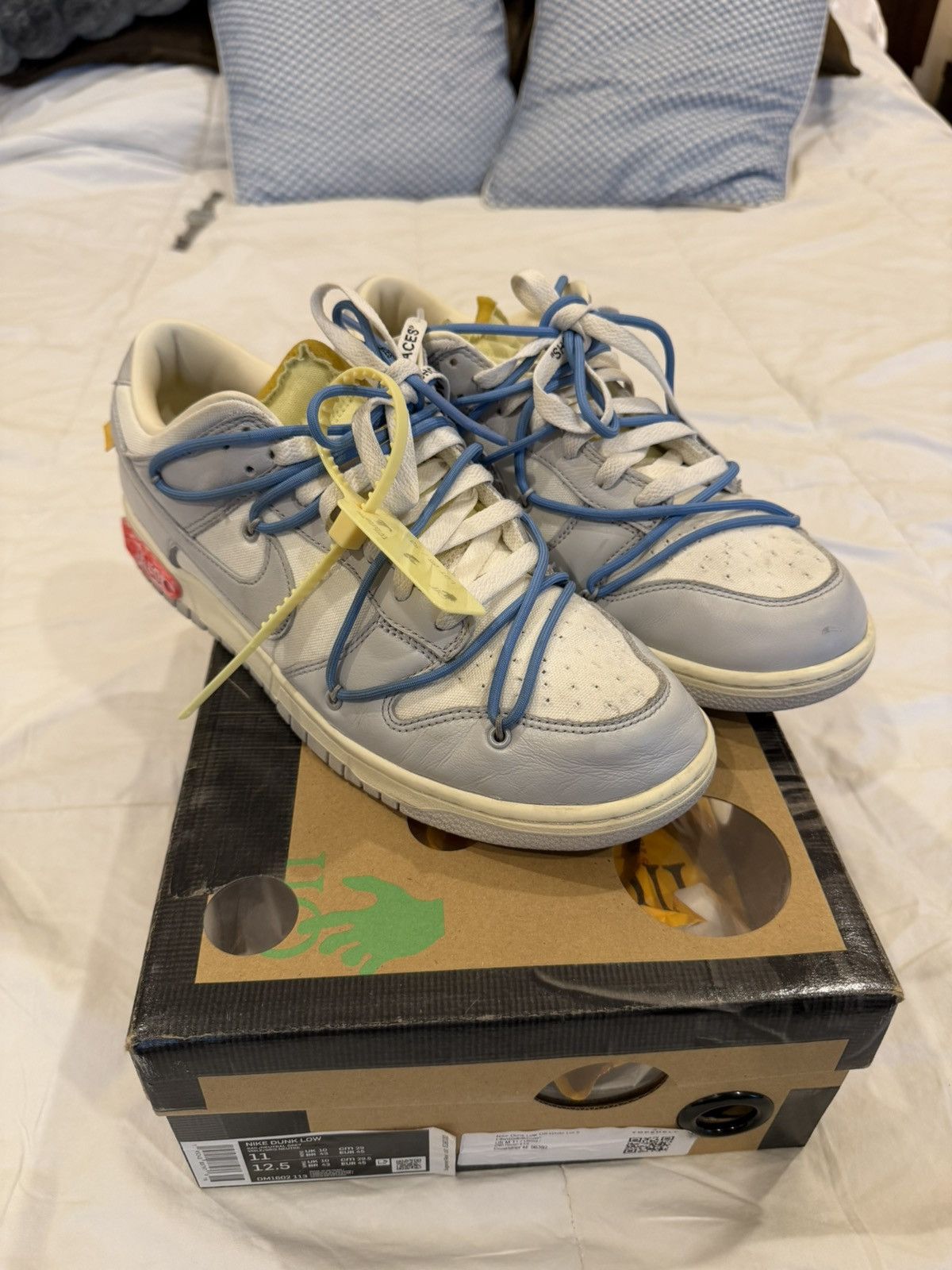 Nike × Off-White Nike Dunk Low Off-White Lot 5 size 11 Size US 11 / EU 44 - 1 Thumbnail