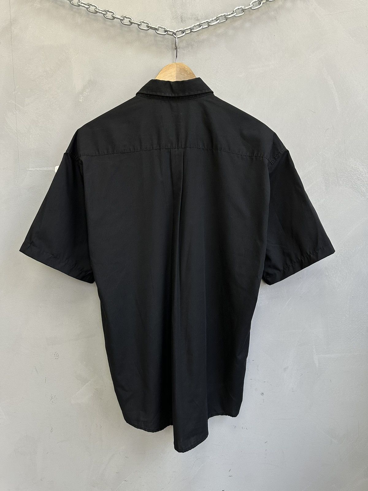 Burberry Vintage Black Shirt Burberrys Polo Y2k Nova Check Distressed Size US XL / EU 56 / 4 - 9 Thumbnail