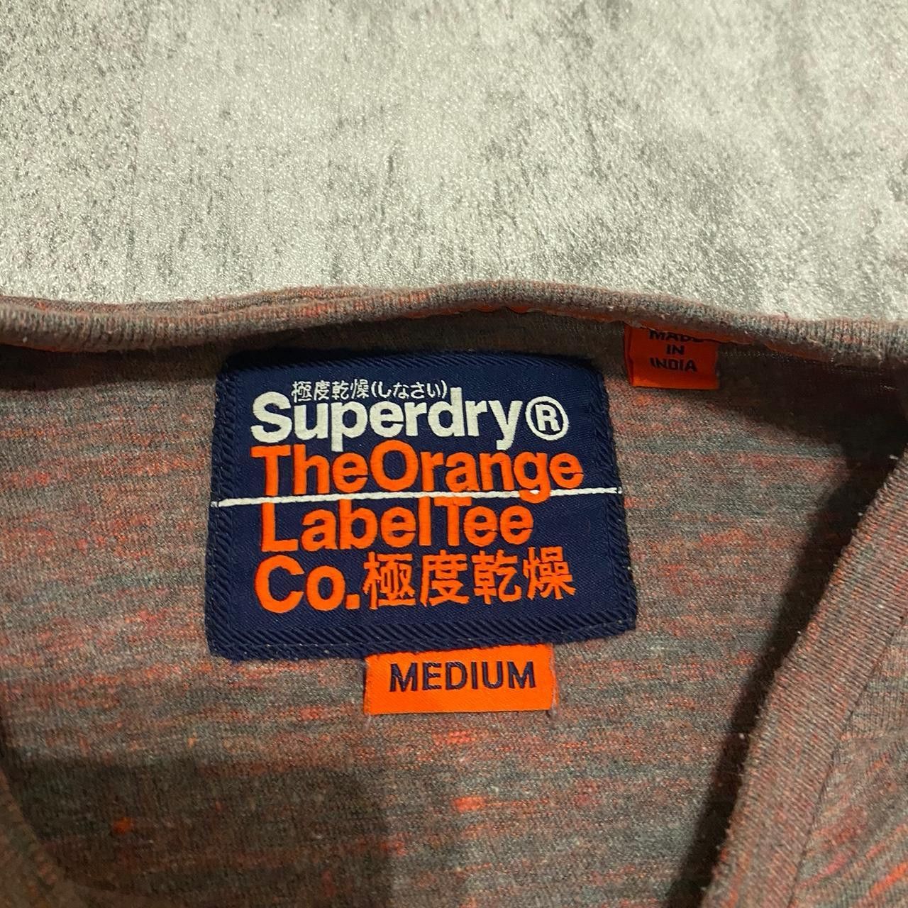Superdry Orange and Grey Superdry T-shirt Casual #casualwear Size US M / EU 48-50 / 2 - 4 Thumbnail
