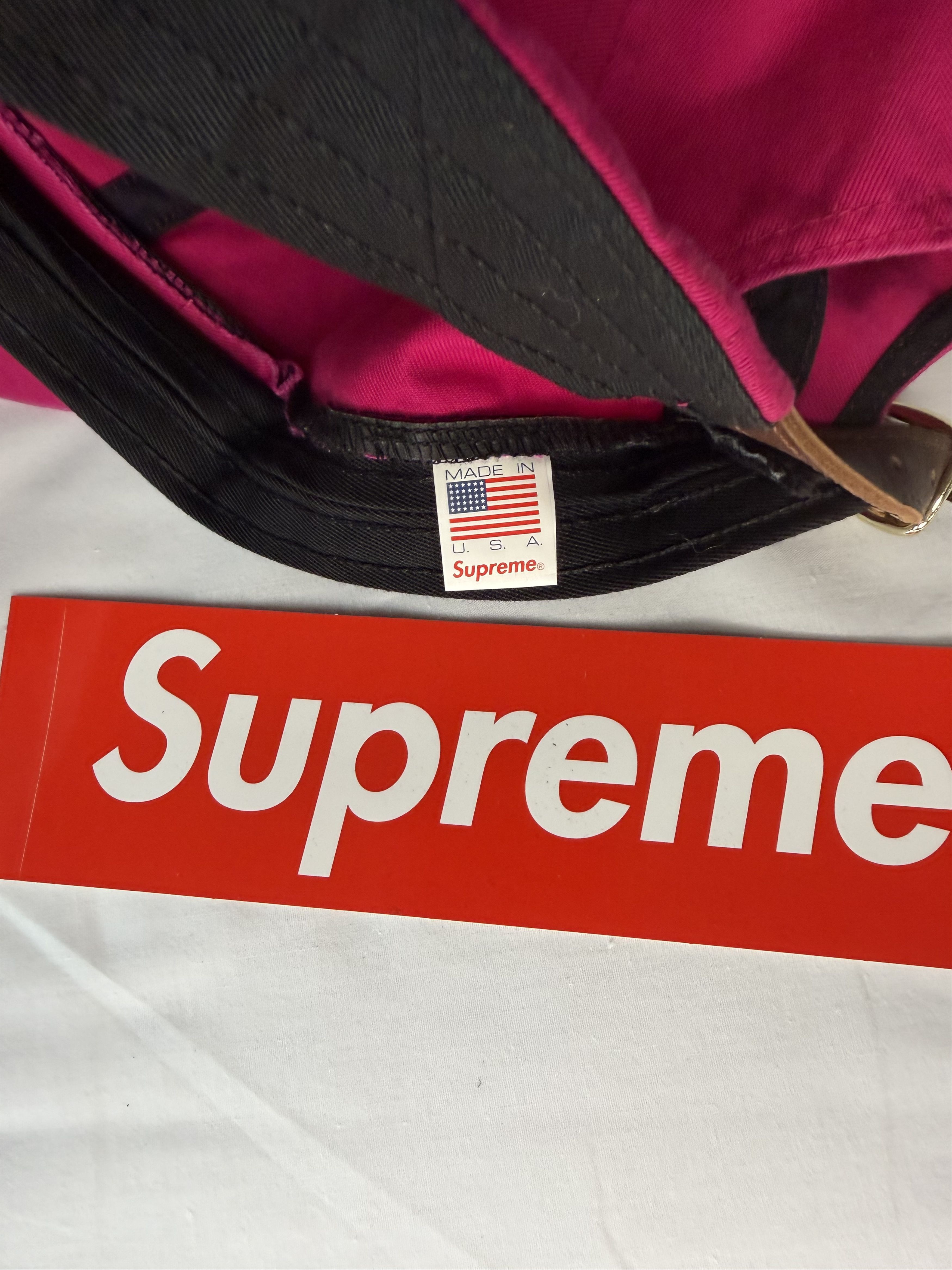 Supreme Supreme Name Plate Camp Cap Excellent Condition Size ONE SIZE - 6 Thumbnail