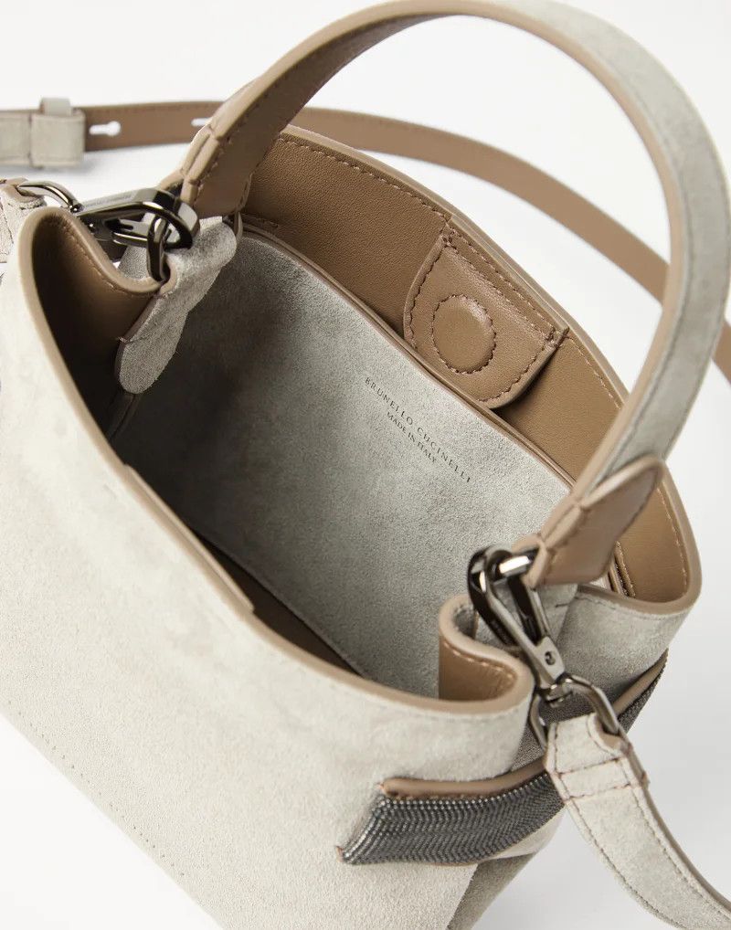 Brunello Cucinelli o1la1rc1a0425 Shoulder Strap Bag in Taupe Size ONE SIZE - 4 Thumbnail