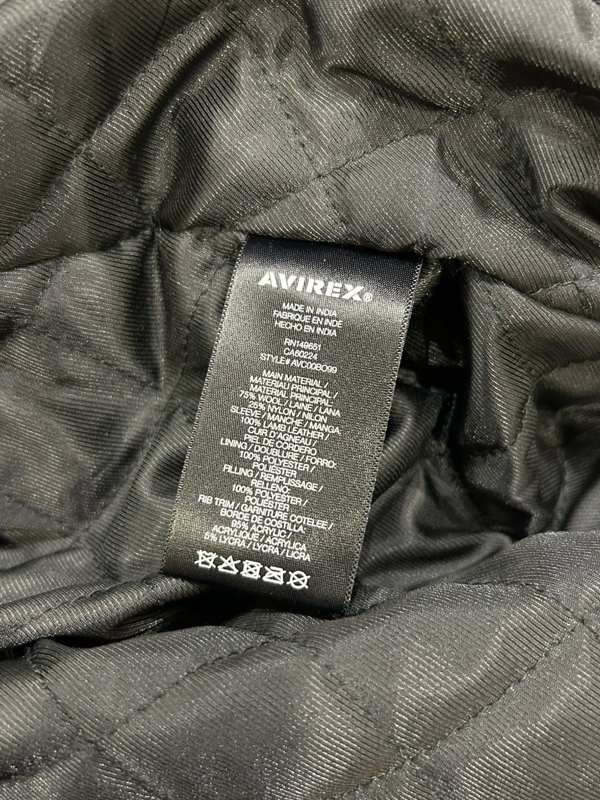 Avirex Avirex USA Wool/Leather Varsity Bomber Size US XL / EU 56 / 4 - 9 Thumbnail
