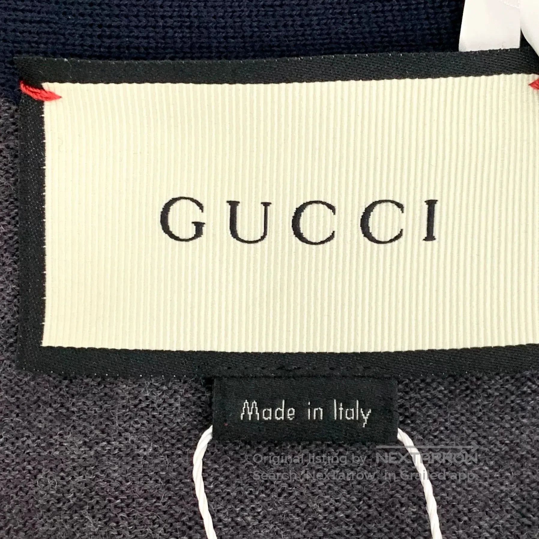 Gucci Gucci Gray Stripe Wool Knit Cardigan. Size US L / EU 52-54 / 3 - 5 Thumbnail