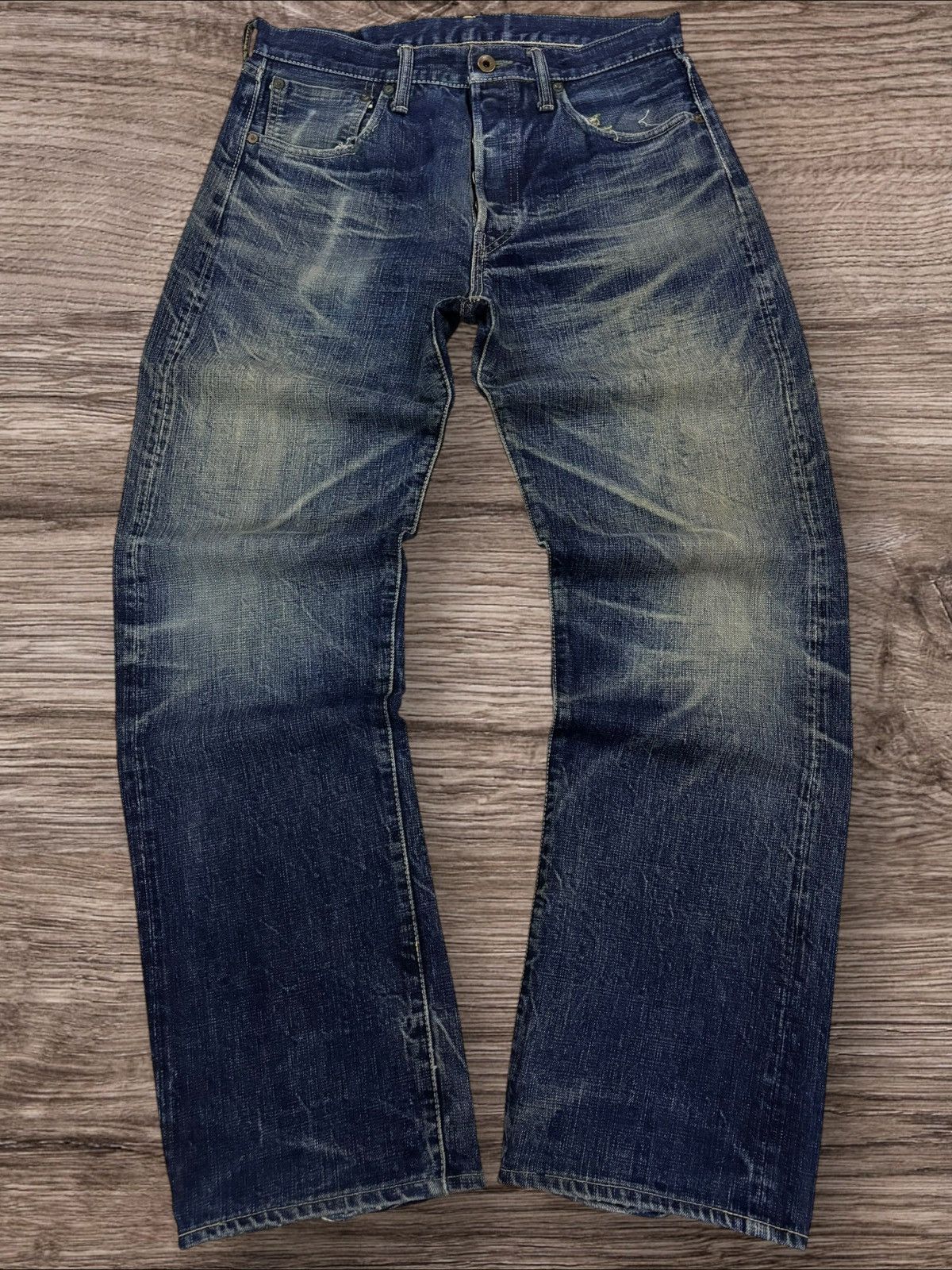 Samurai Jeans Vtg StormyBlue by Pherrow Kapital Style Selvedge Jeans Size US 32 / EU 48 - 2 Thumbnail