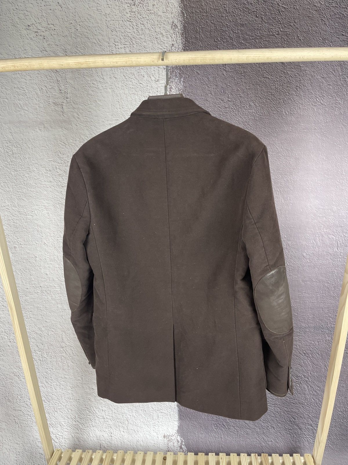 Polo Ralph Lauren Vintage Polo Ralph Lauren Brown Cotton Blazer Leather Elbows Size 40R - 11 Thumbnail