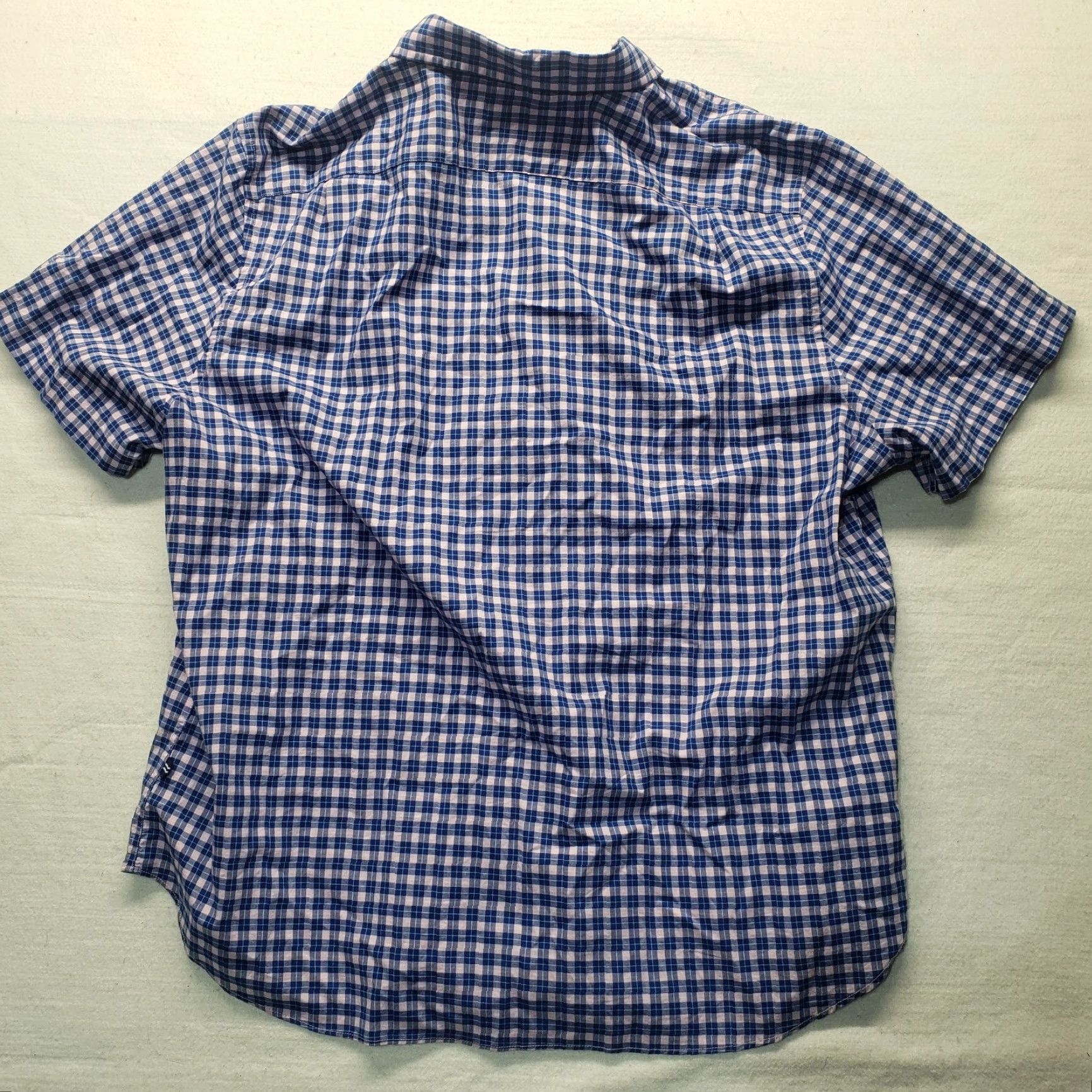 Nautica Nautica Blue Checkered Long Sleeve Button-Up Shirt Men 2XL XXL Size Size US XXL / EU 58 / 5 - 6 Thumbnail