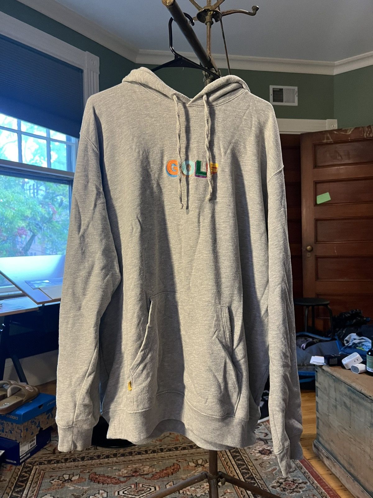 Grey golf wang hoodie clearance