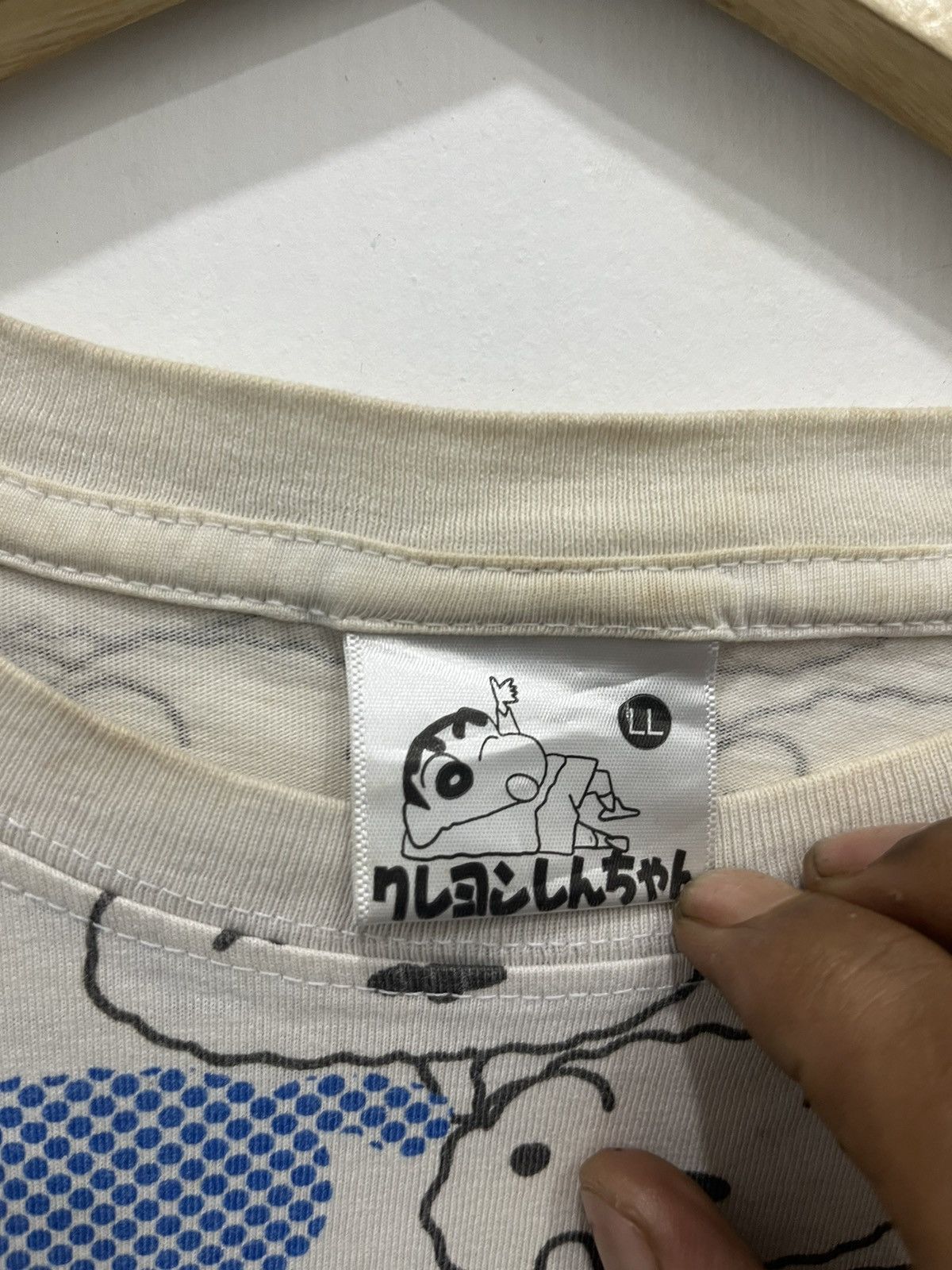 Anime Anima vintage Official CRAYON SHINCHAN Shiro FullPrint tees Size US XL / EU 56 / 4 - 3 Thumbnail