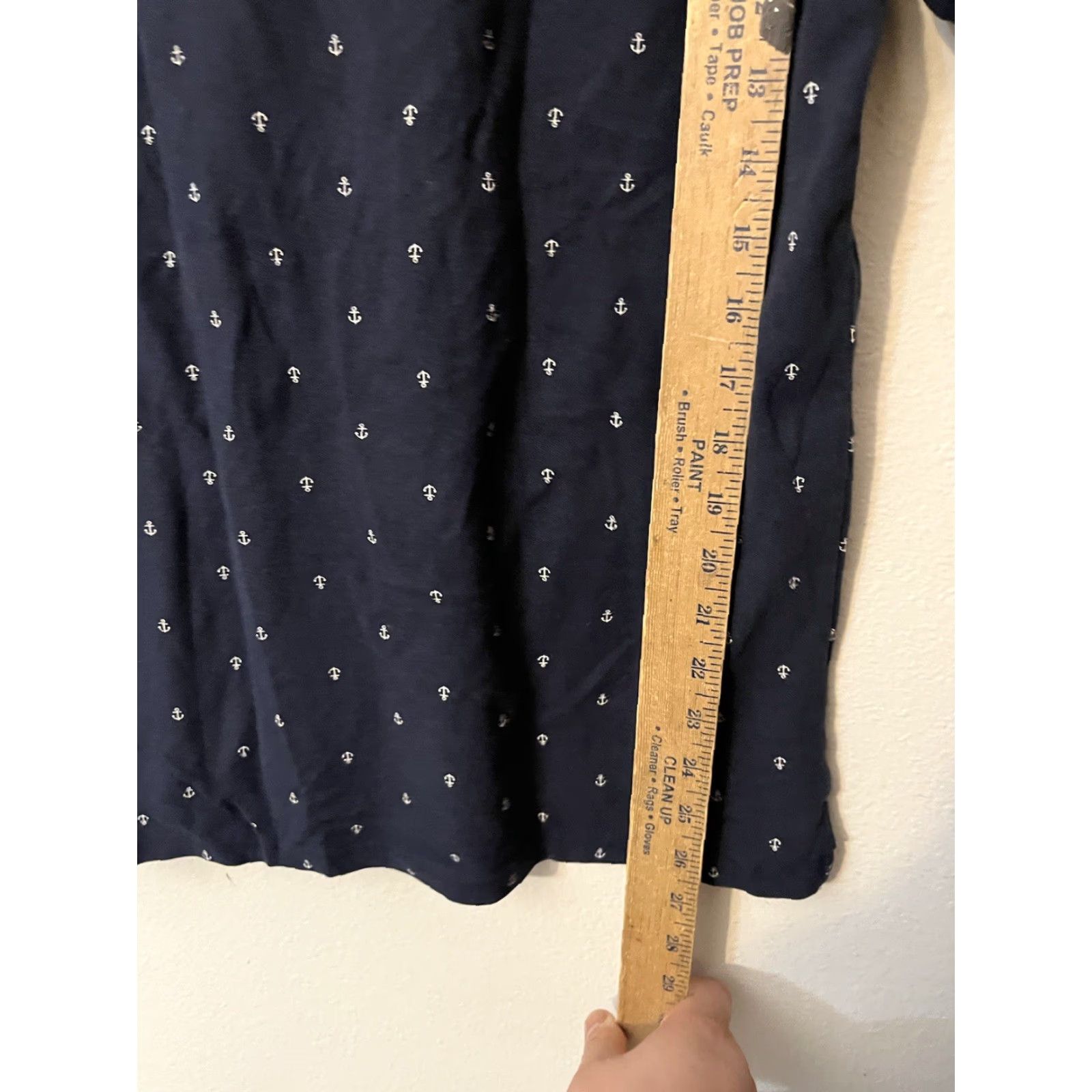 Old Navy Old Navy Polo Shirt Anchor Print, Blue, Size S, Men’s, Short Sleeve, Cotton, Button, Casual, Golf Size US S / EU 44-46 / 1 - 4 Thumbnail