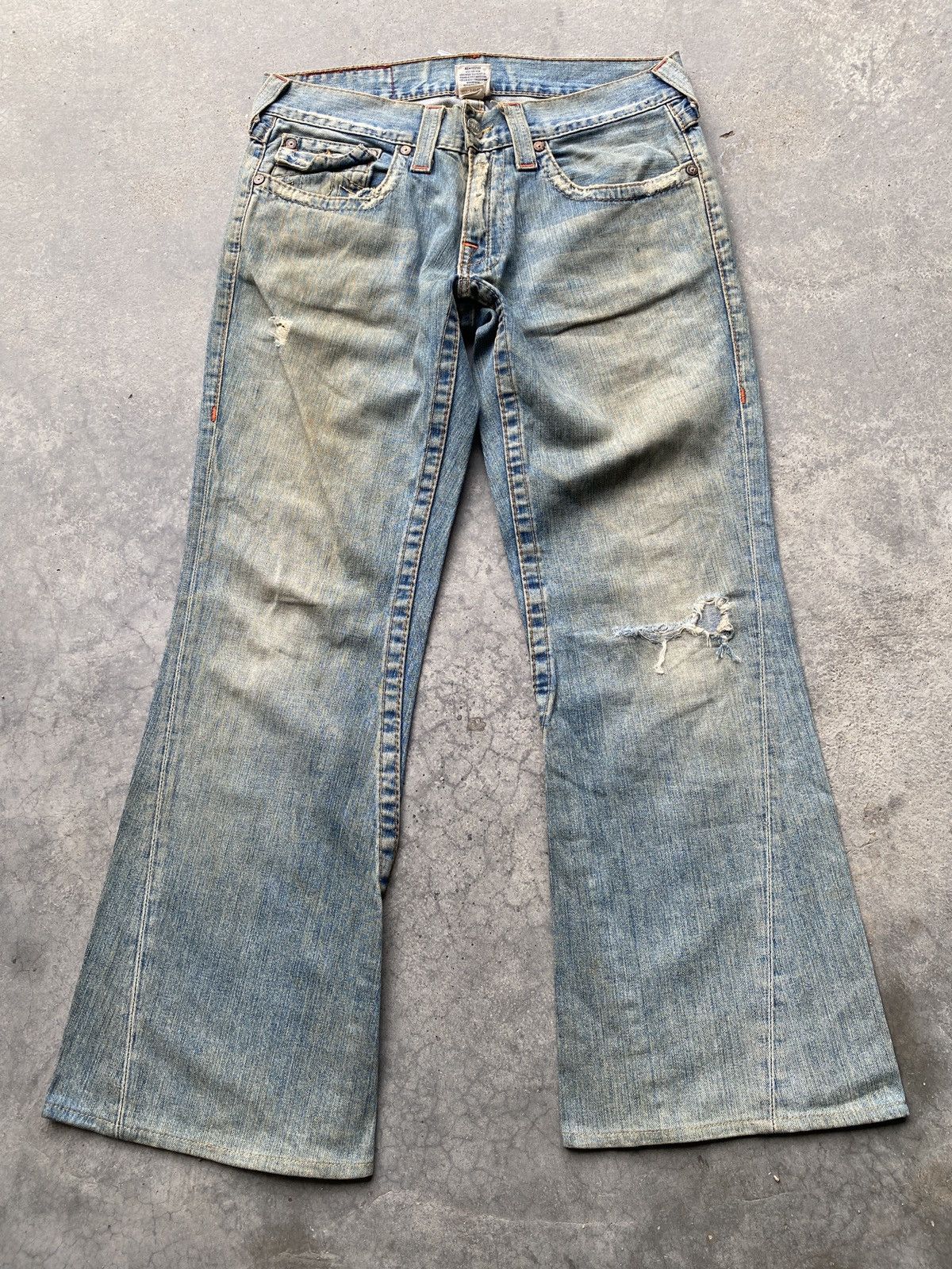 Beauty Beast × Japanese Brand × True Religion Tru religion flare denim Size US 32 / EU 48 - 1 Thumbnail