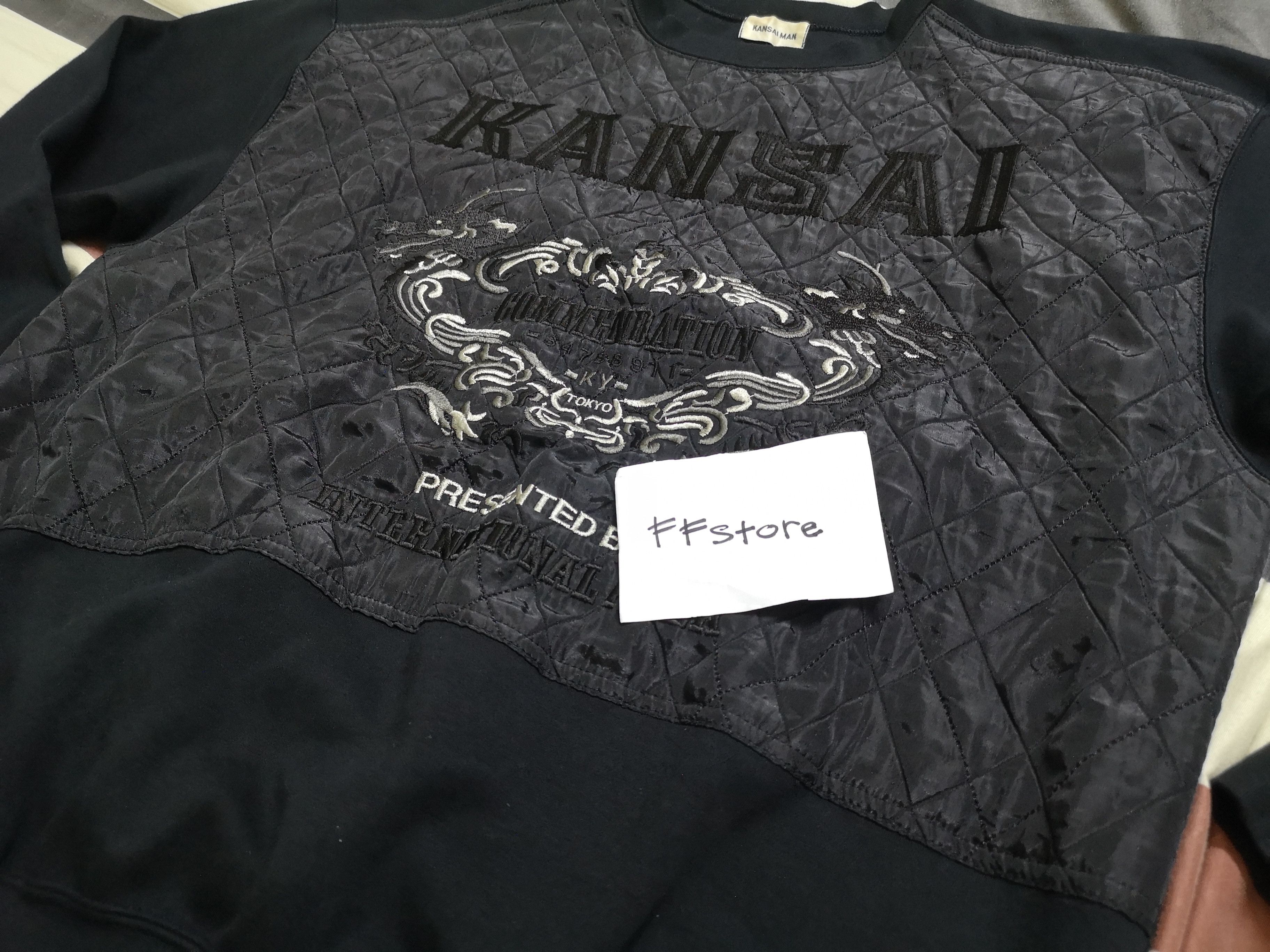 Kansai Yamamoto Vintage Kansai Quilted Sweatshirt Size US M / EU 48-50 / 2 - 3 Thumbnail