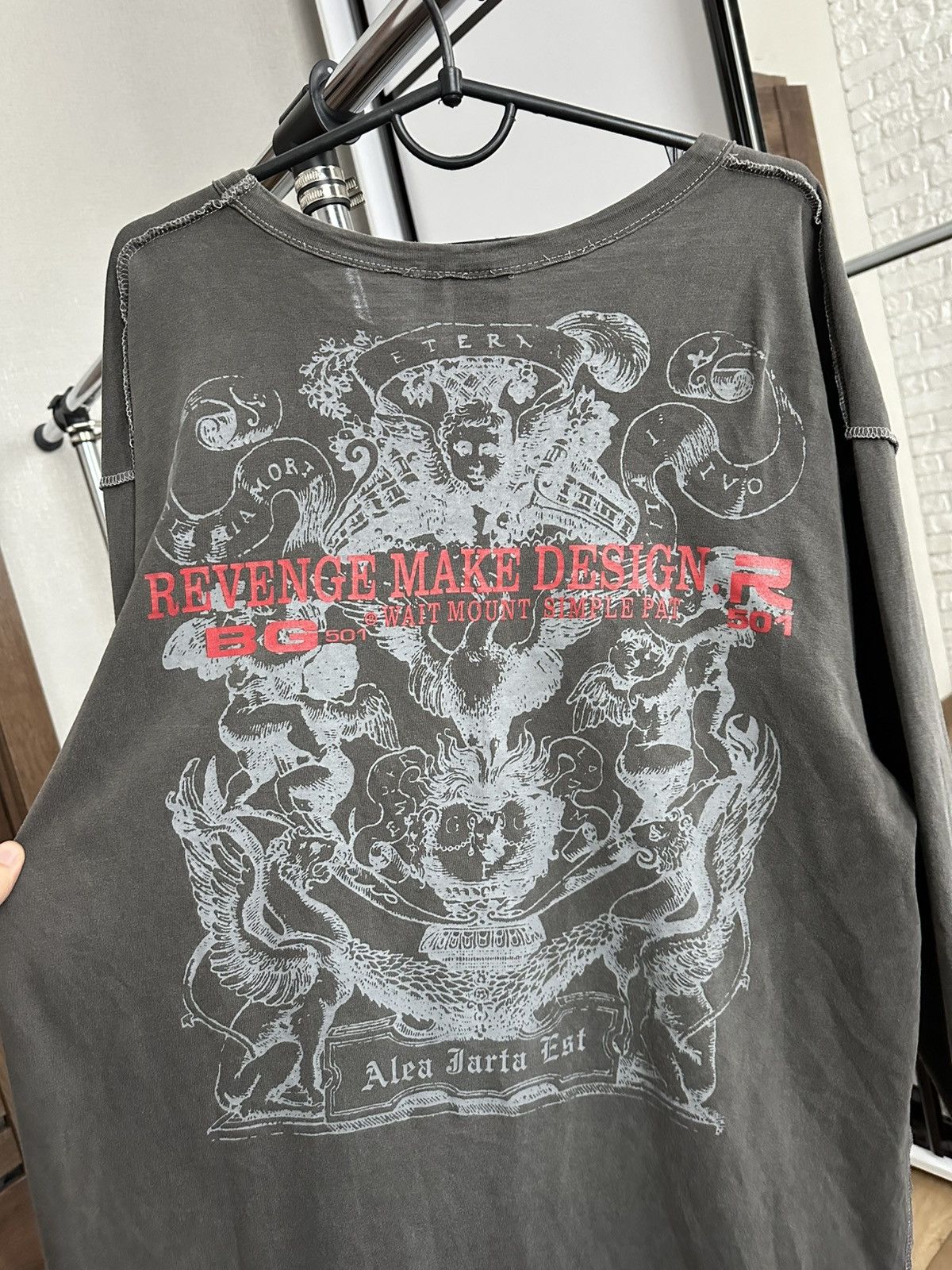 Number (N)ine Number (N)Ine Vintage Long Sleeve T-Shirt Japanese Size US XL / EU 56 / 4 - 9 Thumbnail