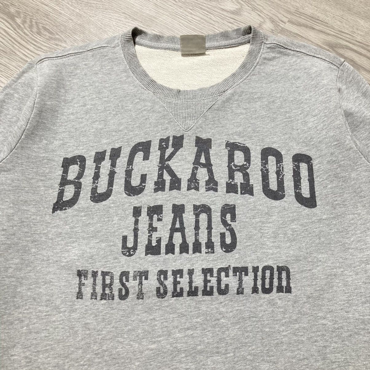 20471120 2000s Buckaro Jeans Logo Font Poem Crewneck Punk Style Size US L / EU 52-54 / 3 - 3 Thumbnail