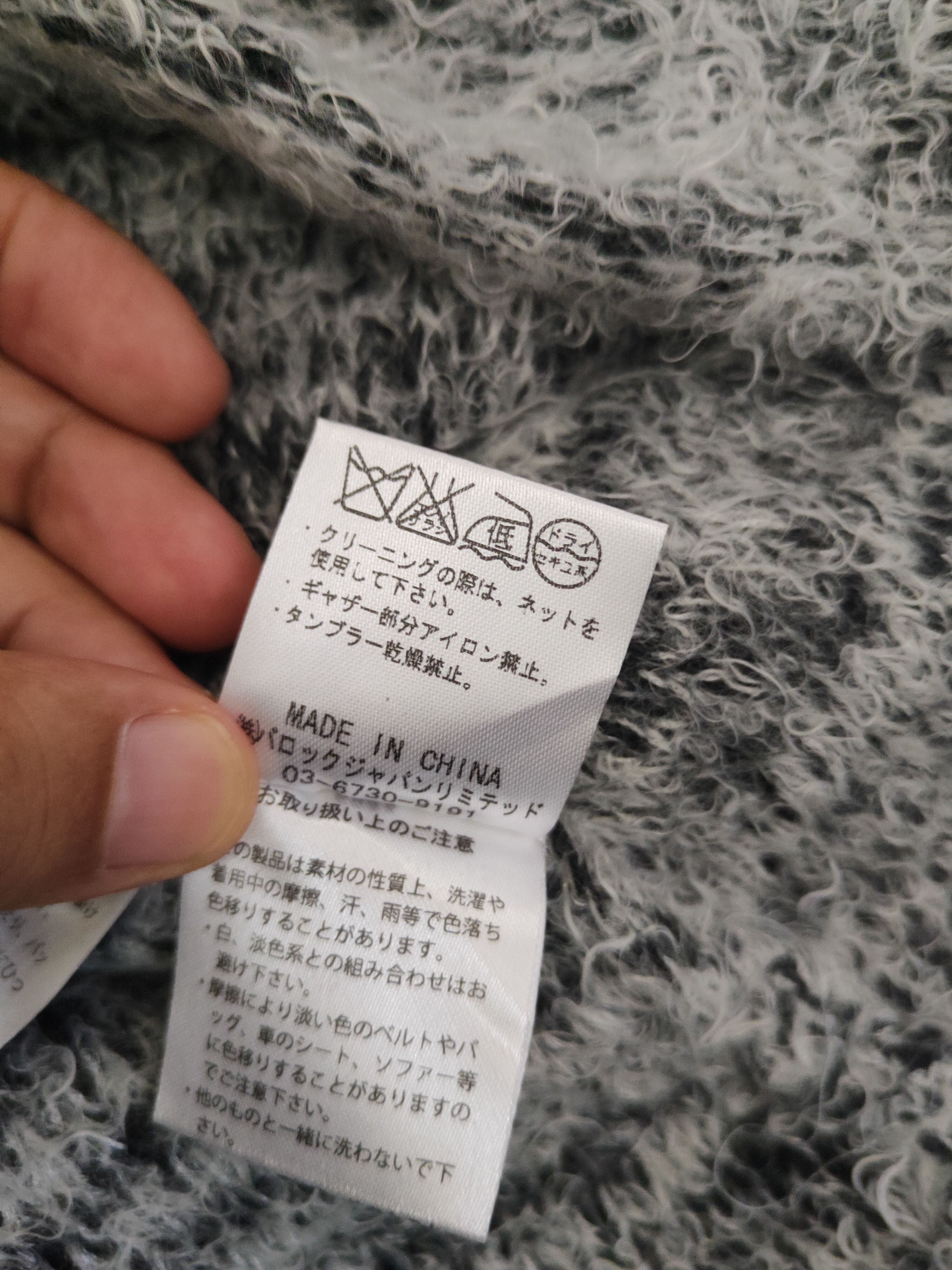 Japanese Brand DL Rienda White Navy Fur Mohair Knitwear #46-456 Size S / US 4 / IT 40 - 10 Thumbnail