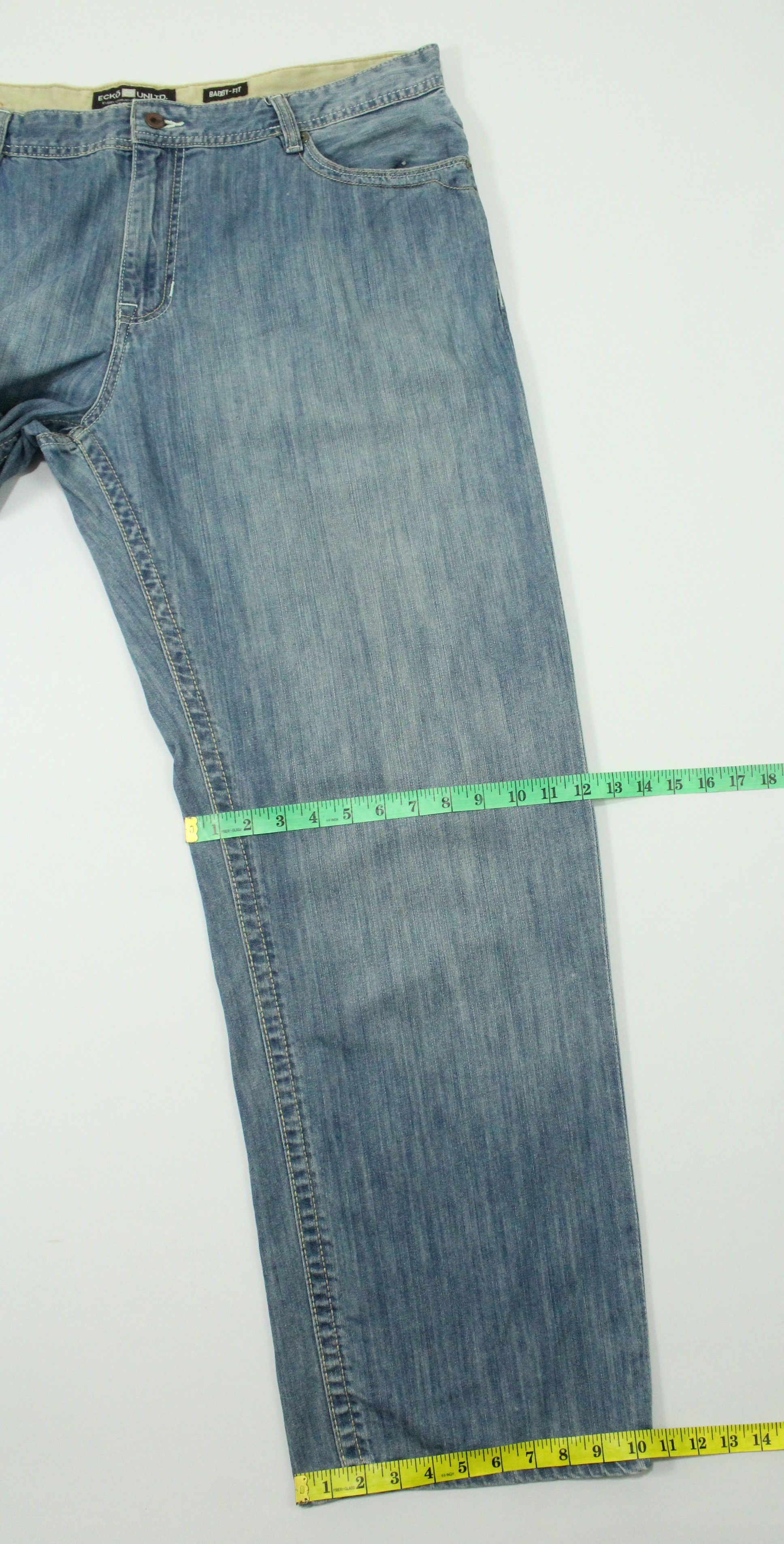 Ecko Unltd. ECKO UNLTD Denim Baggy Fit Embroidered Logo JNCO STUSSY Size US 42 / EU 58 - 19 Thumbnail