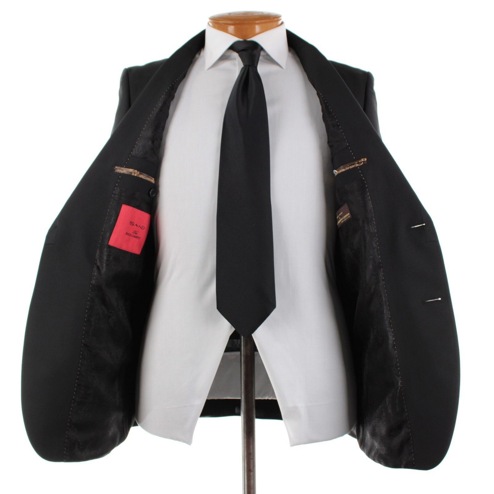 SAND Sand NWT The Red Carpet Wool / Mohair Two Piece Tuxedo Size Size 40R - 7 Thumbnail