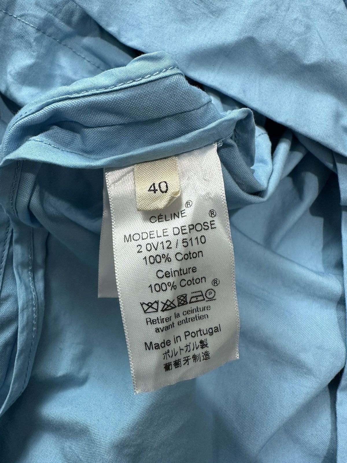 Celine CELINE BELT SHIRT Size M / US 6-8 / IT 42-44 - 13 Thumbnail