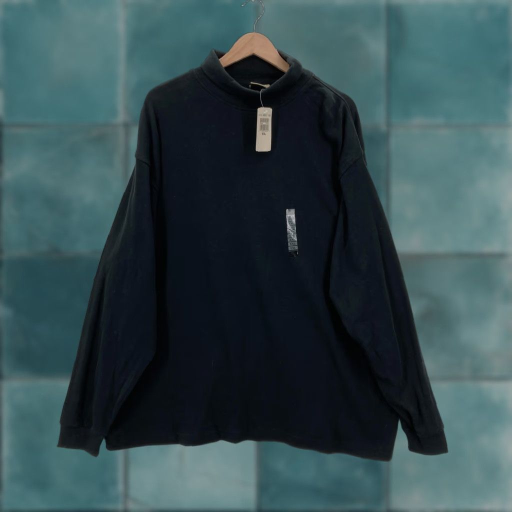 Haggar Haggar Generations Shirt Mens 2XL Black Mock Neck Long Sleeve 100% Cotton NWT Size US XXL / EU 58 / 5 - 1 Thumbnail