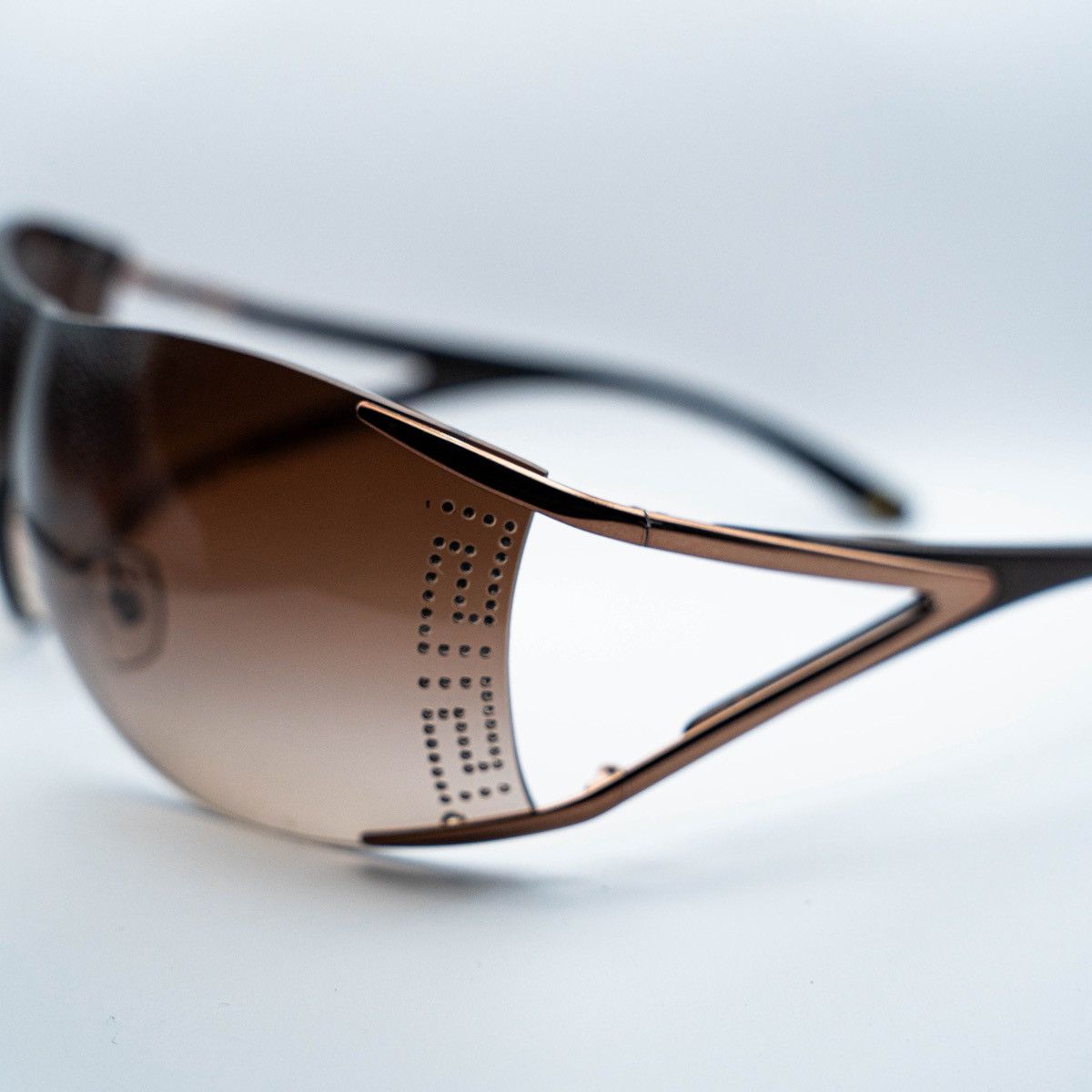 Versace Vintage y2k Versace shield sunglasses Size ONE SIZE - 5 Thumbnail