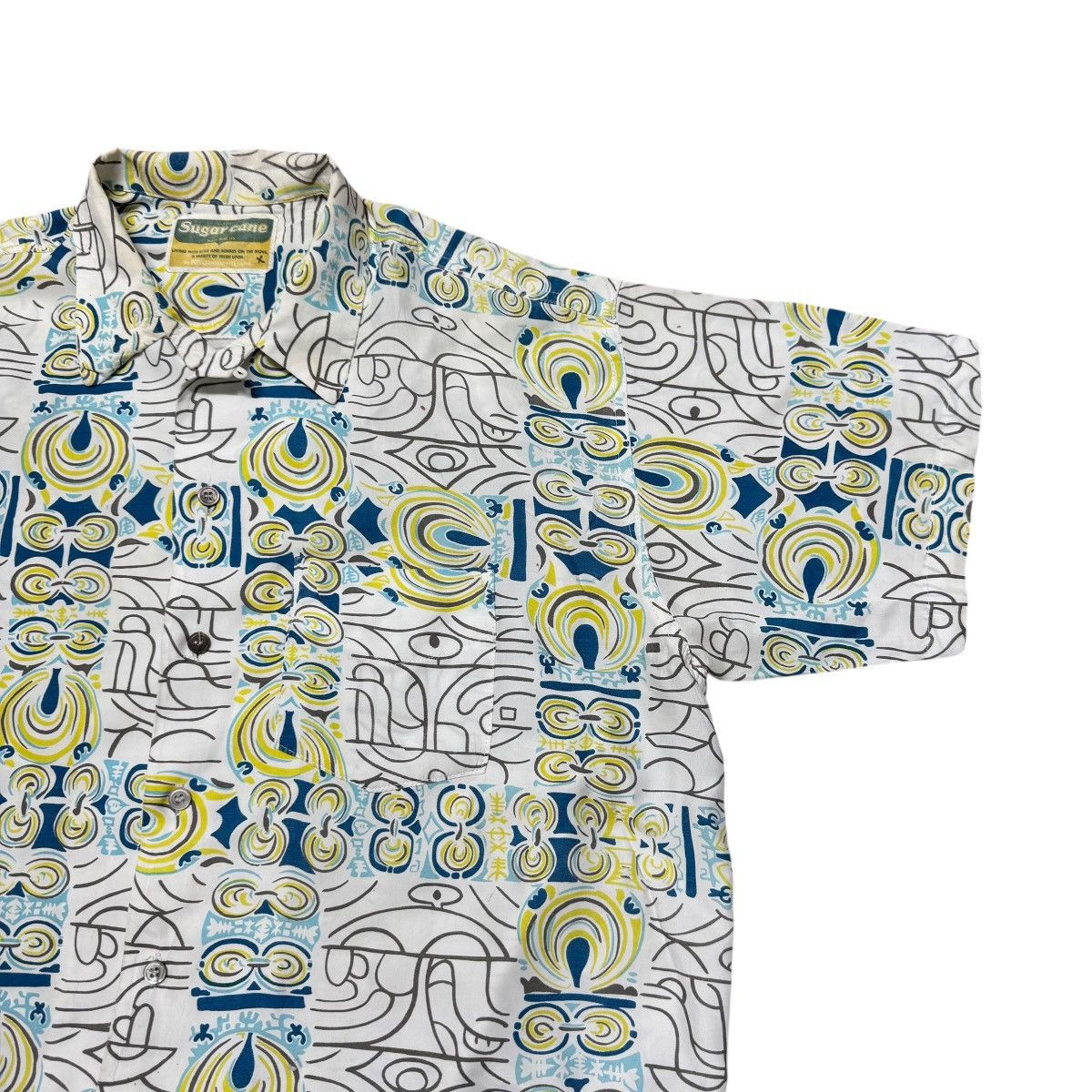 Sugar Cane Sugarcane Abstract Rayon Shirt Size US M / EU 48-50 / 2 - 5 Thumbnail