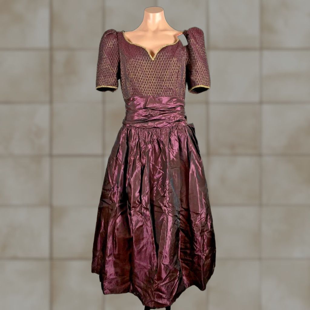 vintage ドレス ワンピース scott mclintock パープル vintage ドレス ワンピース scott mclintock パープル - メルカリ