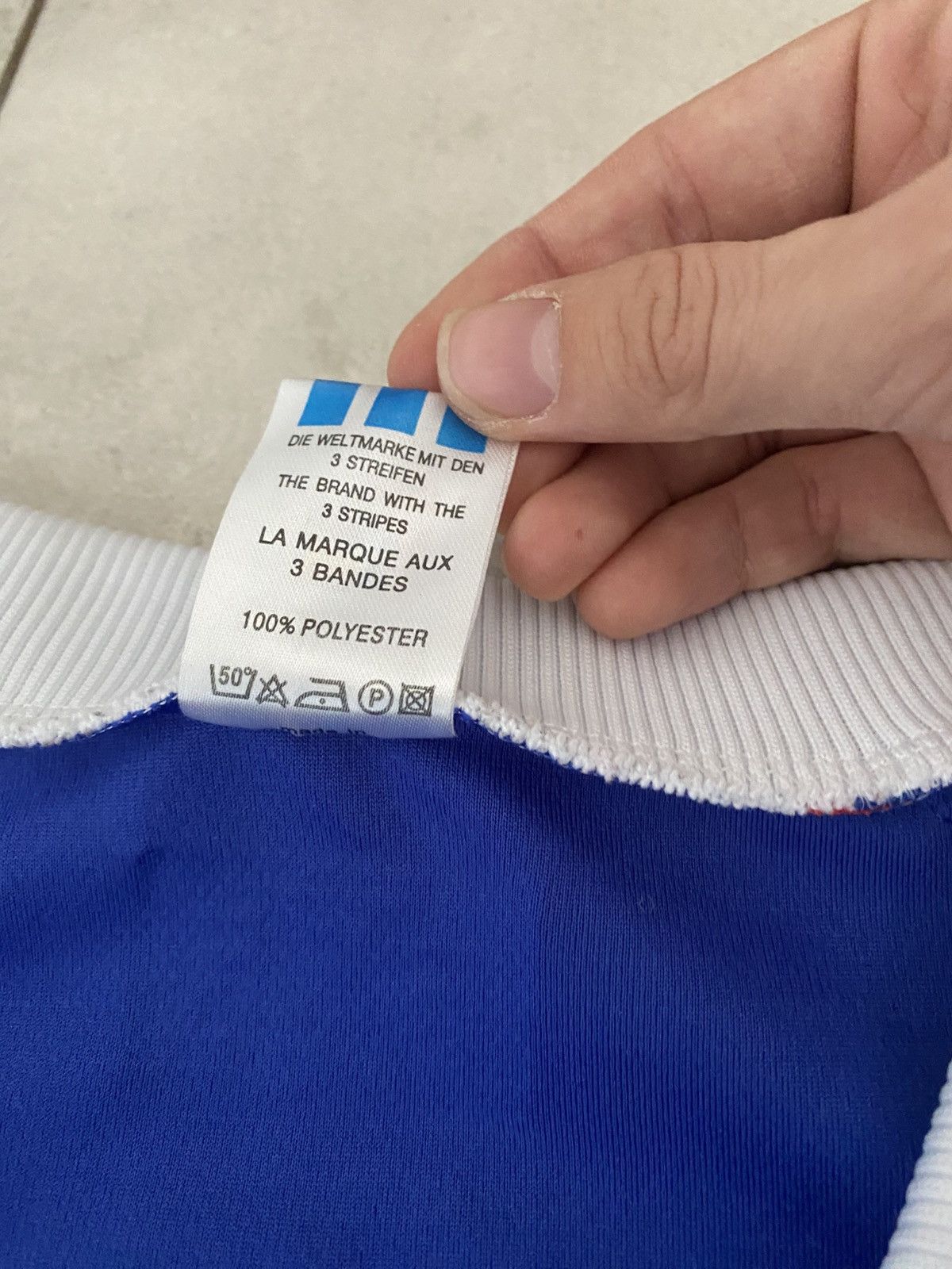Adidas × Vintage Adidas Zidane France Jersey World cup france 1998 98 Size US M / EU 48-50 / 2 - 6 Thumbnail