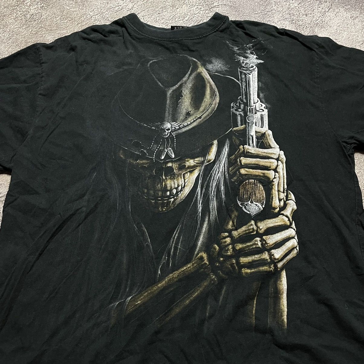 Vintage Vintage Y2K Skeleton Graphic Tee Grunge Horror Streetwear XL Size US XL / EU 56 / 4 - 4 Thumbnail