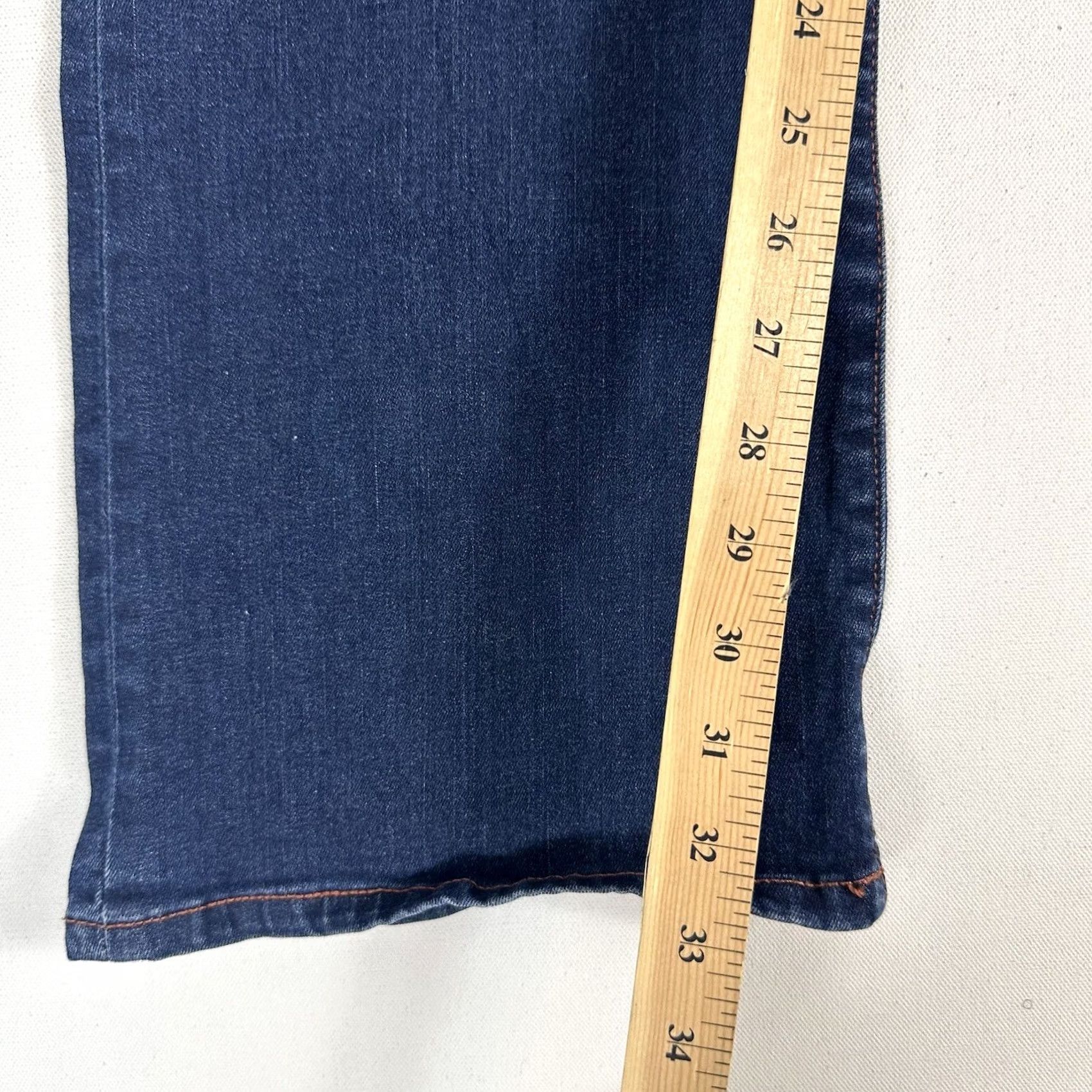 Banana Republic Banana Republic Boot Jeans Womens 31R Dark Wash Blue Stretch Denim Casual Bootcut Pockets Size 24" / US 00 / IT 34 - 6 Thumbnail