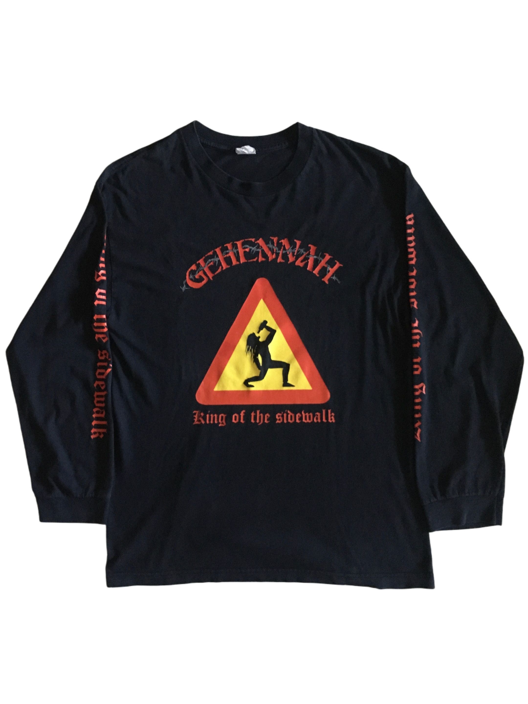 Band Tees Vintage Gehennah - King of The Sidewalk Band Tee Size US L / EU 52-54 / 3 - 1 Thumbnail