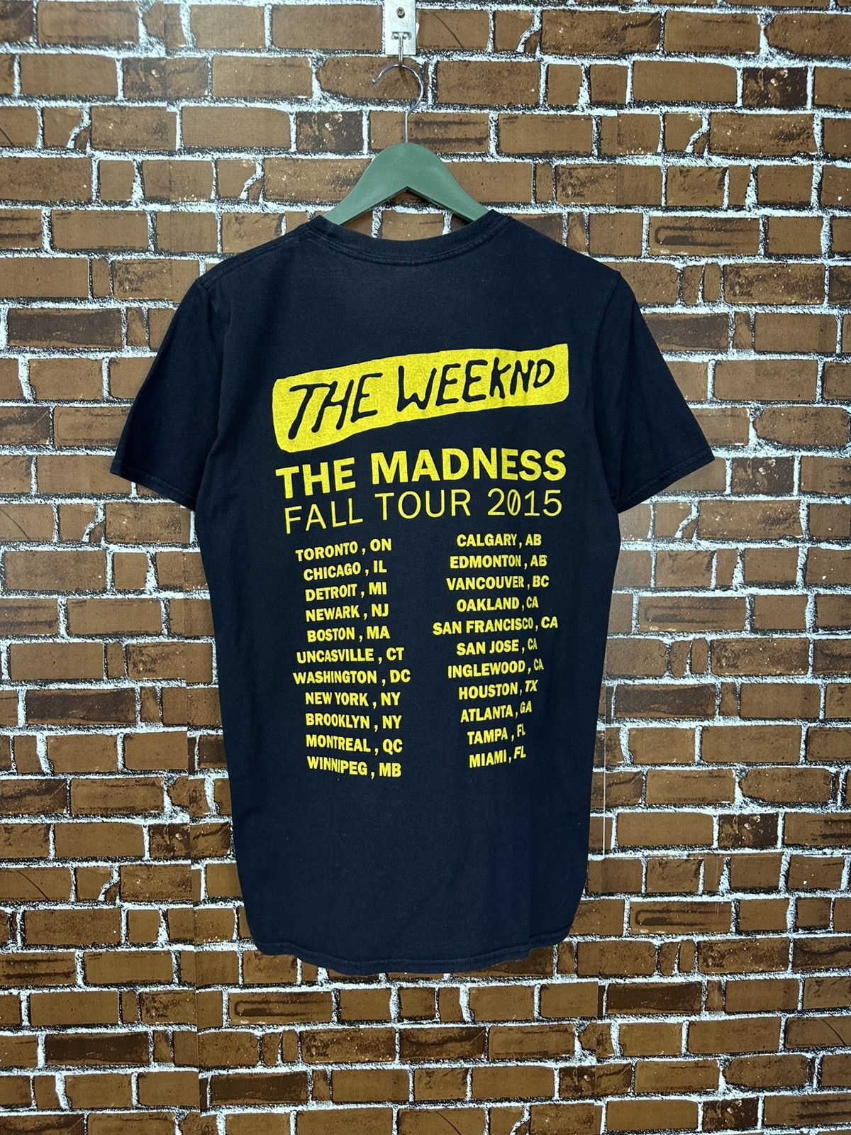 The Weeknd X'O The Weeknd The Madness Fall Tour 2015 Tshirt A1006 Size US M / EU 48-50 / 2 - 3 Thumbnail