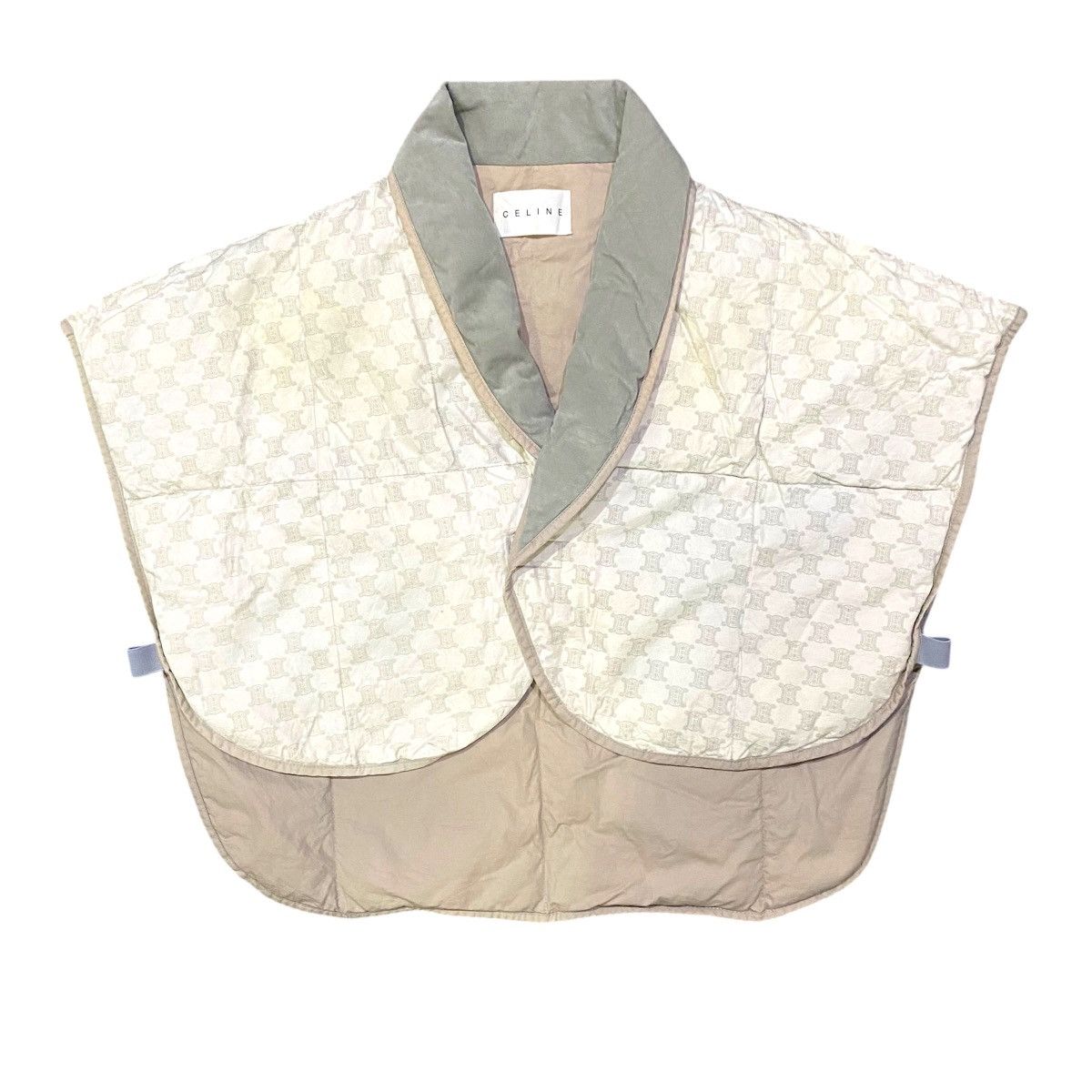 Celine Celine Quilted Monogram Cape Vest - Rare Vintage Size M / US 6-8 / IT 42-44 - 1 Thumbnail