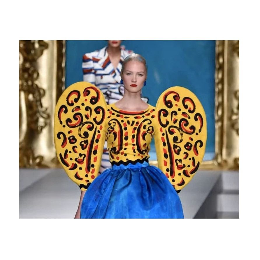 Moschino SS20 Moschino Couture Jeremy Scott Picasso Clip On Earrings Size ONE SIZE - 1 Thumbnail