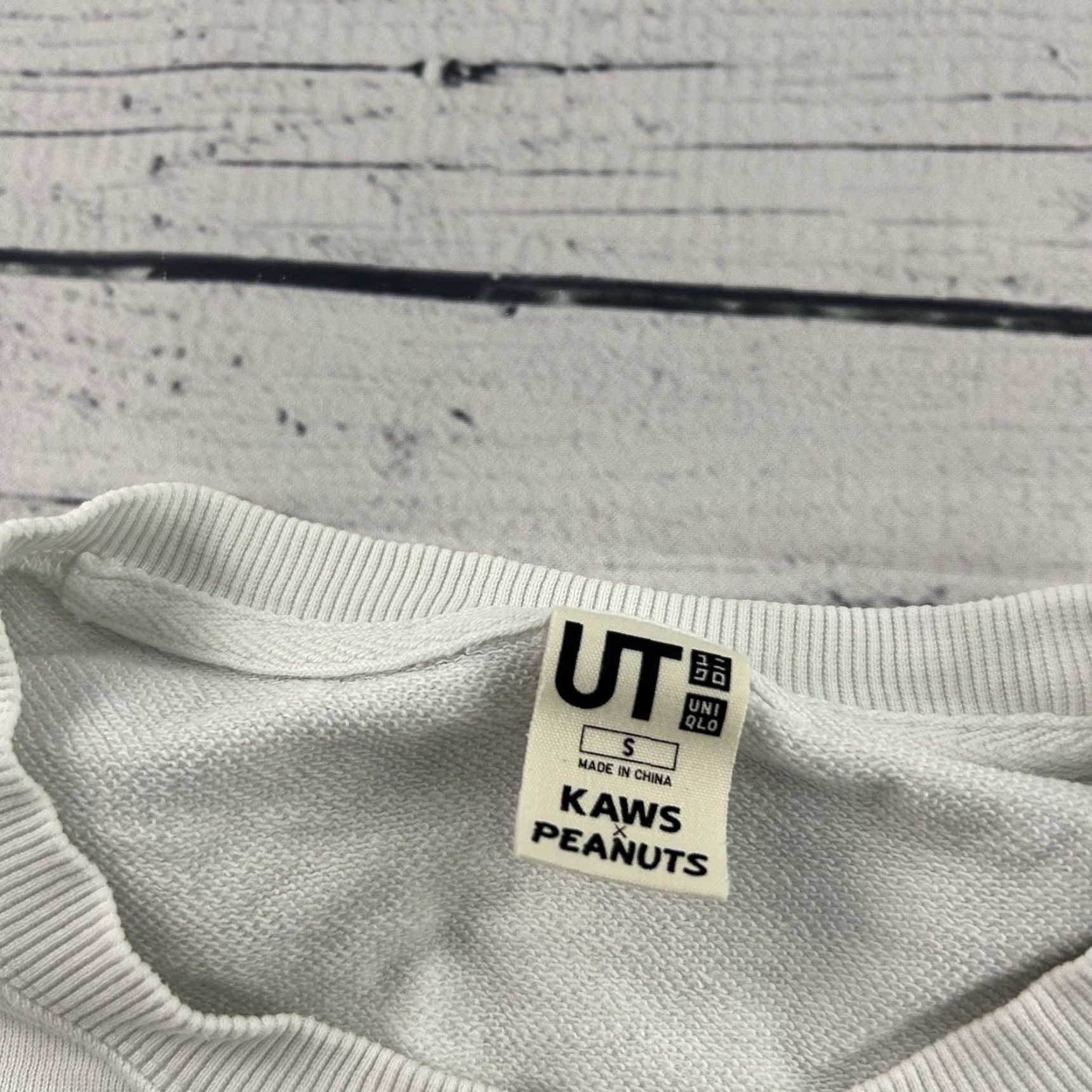 Uniqlo Uniqlo Kaws Peanuts Snoopy Long Sleeve Crewneck Sweatshirt Men Small White Size US S / EU 44-46 / 1 - 2 Thumbnail